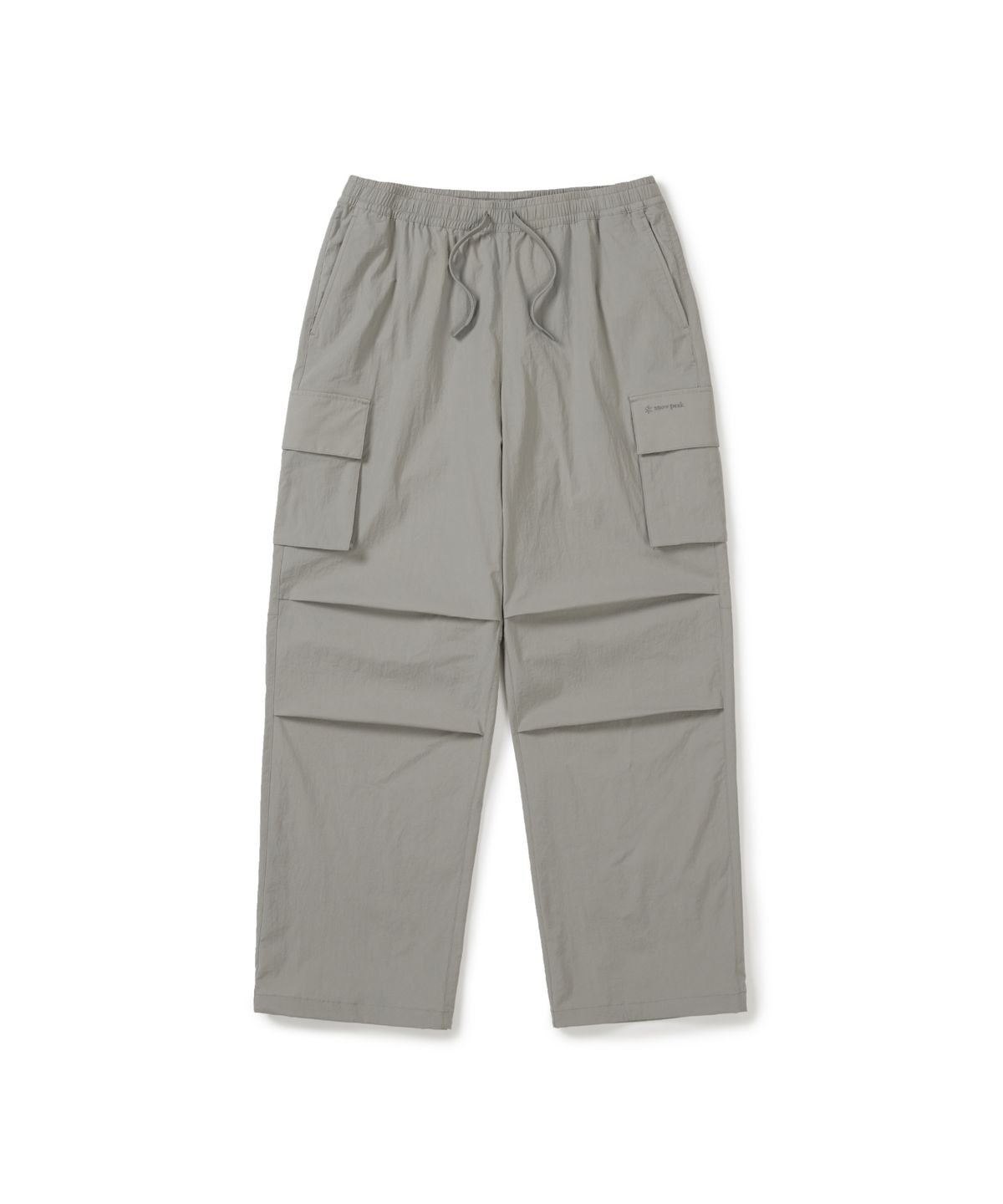 스노우피크 어패럴(SNOWPEAK APPAREL) 루트 스트링 와이드 팬츠 (S26MURPT64) Fog Gray