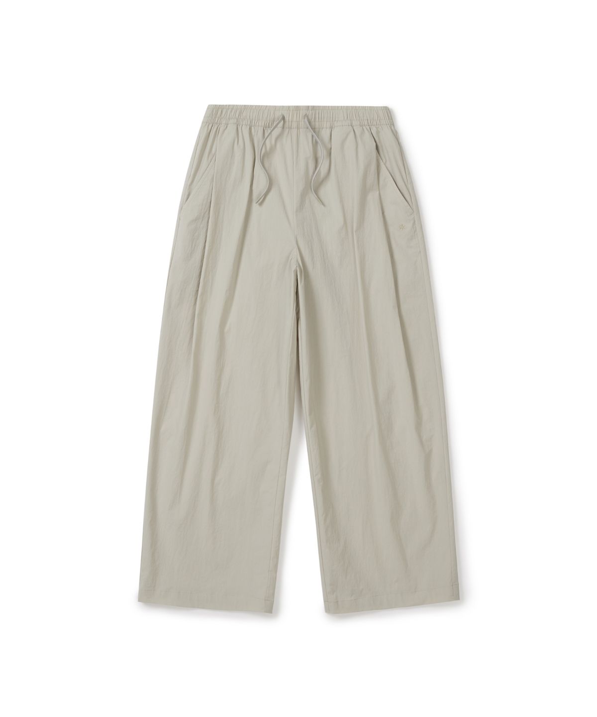 스노우피크 어패럴(SNOWPEAK APPAREL) 루트 여성 세미 와이드 팬츠 (S26MWRPT22) Light Beige