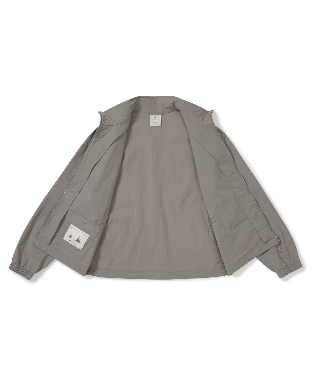 스노우피크 어패럴(SNOWPEAK APPAREL) 루트 여성 스탠드넥 바람막이 (S26MWRWB65) Vintage Gray