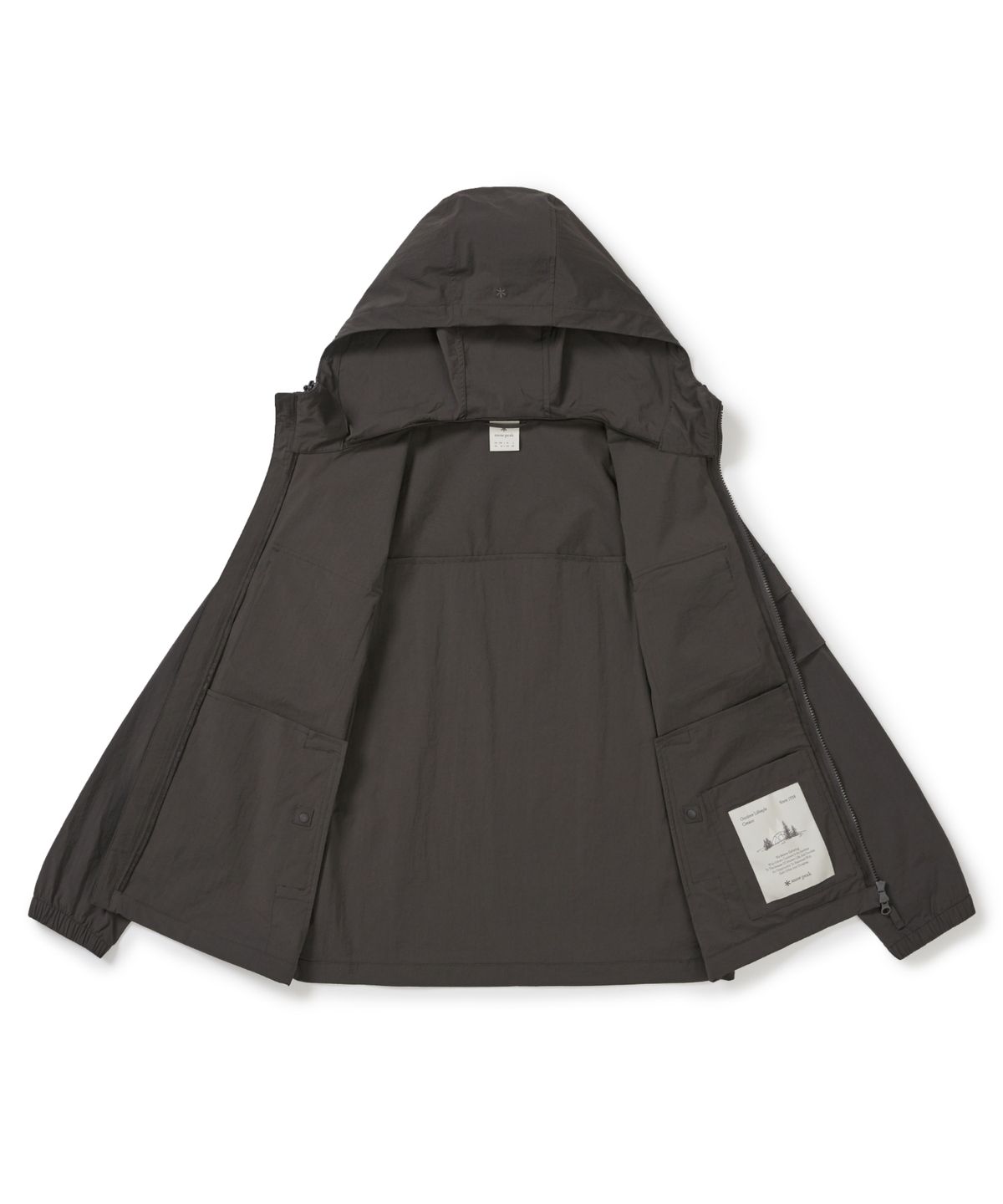 스노우피크 어패럴(SNOWPEAK APPAREL) 루트 아웃 포켓 바람막이 (S26MMRWB60) Chocolate Khaki