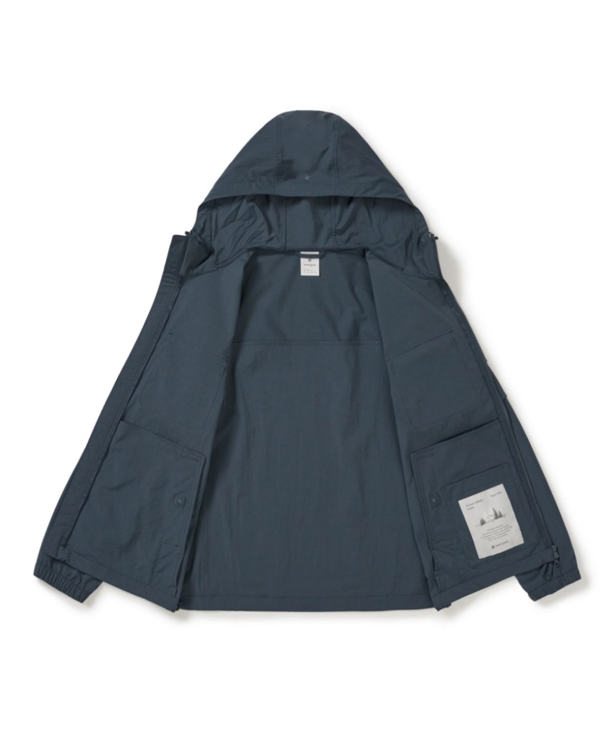 스노우피크 어패럴(SNOWPEAK APPAREL) 루트 아웃 포켓 바람막이 (S26MMRWB60) Vintage Blue