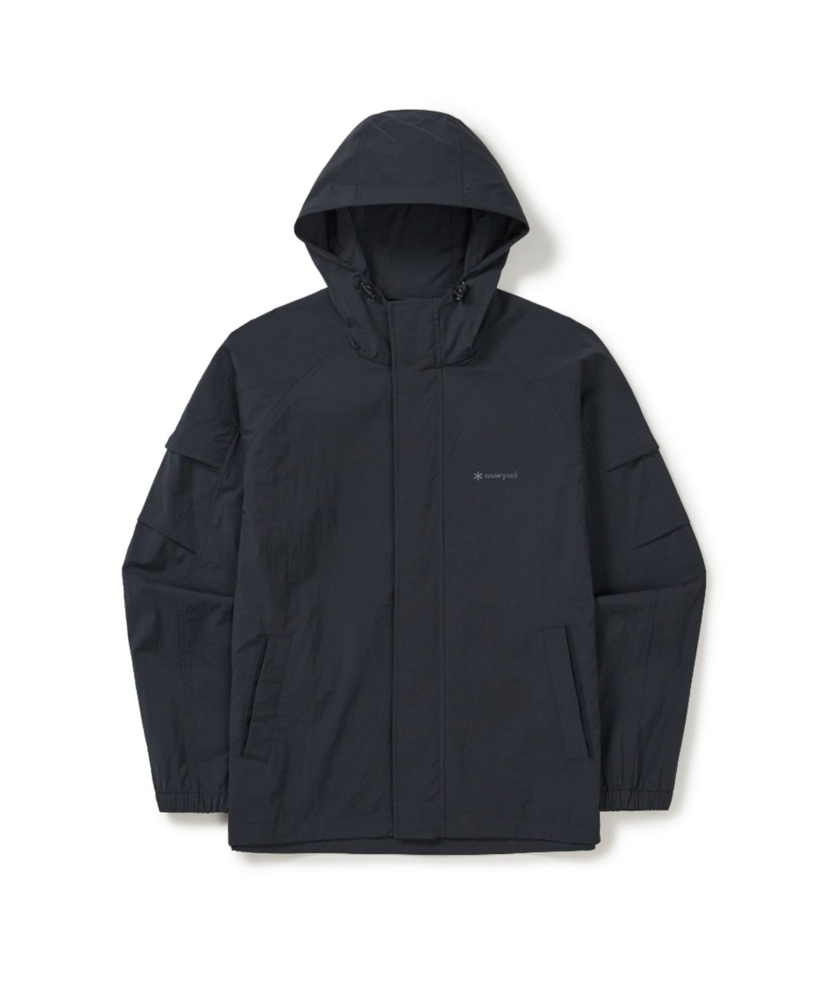 스노우피크 어패럴(SNOWPEAK APPAREL) 루트 소매 포켓 바람막이 (S26MMRWB62) Dark Navy
