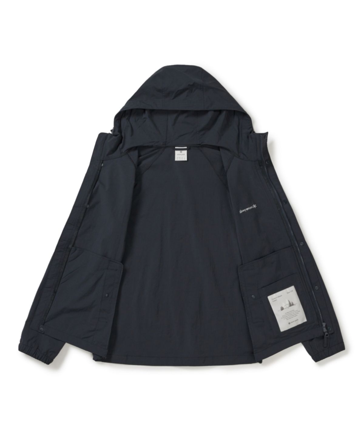 스노우피크 어패럴(SNOWPEAK APPAREL) 루트 소매 포켓 바람막이 (S26MMRWB62) Dark Navy