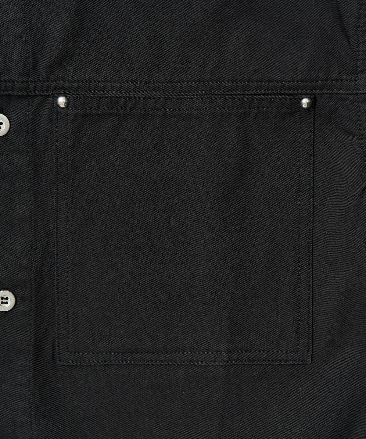 엑스컨테이너(EXCONTAINER) 유틸리티 하프 셔츠 자켓 (BLACK)