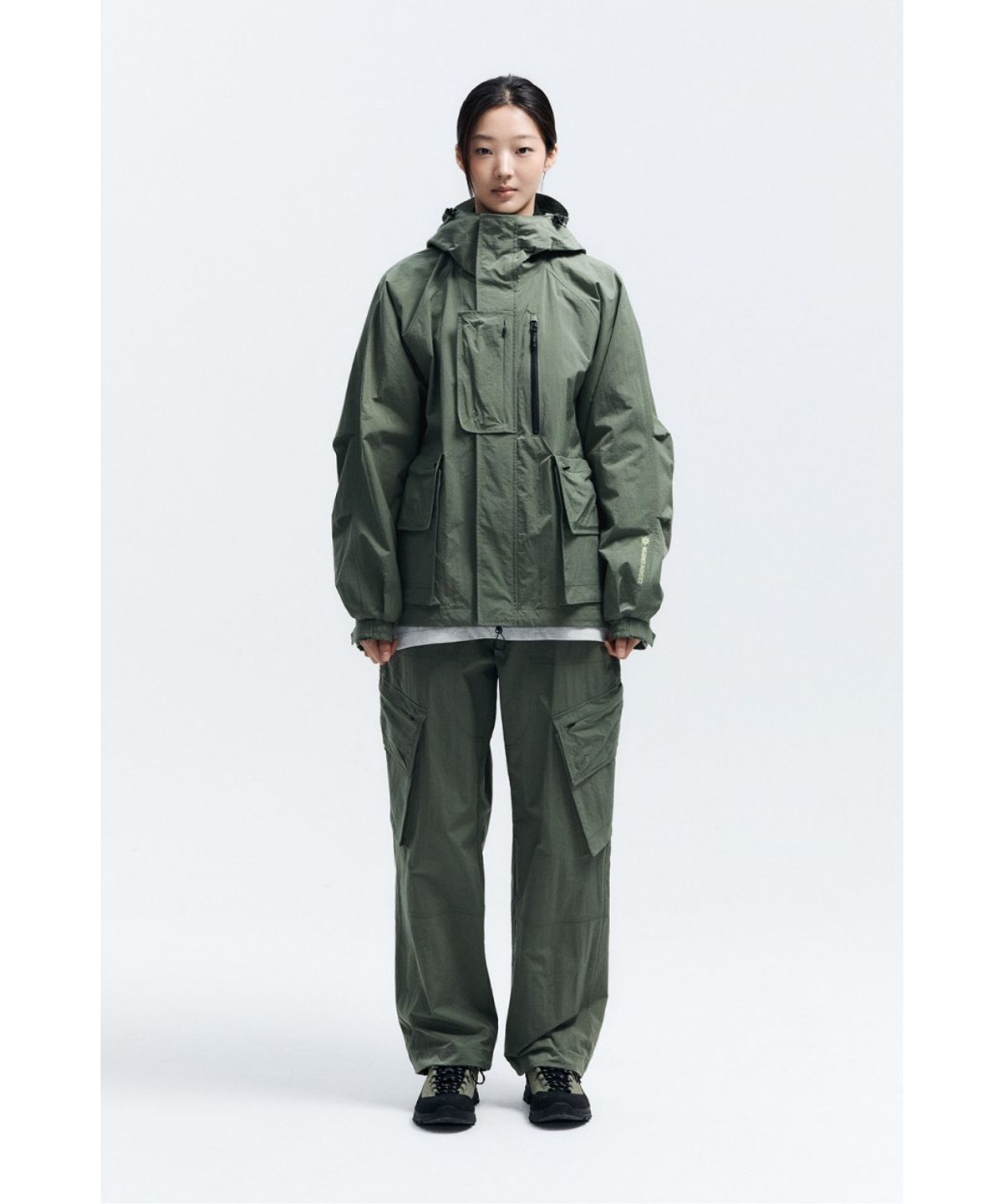 코오롱스포츠(KOLON SPORT) WM 남녀공용 립스탑 피싱 유틸리티 재킷 8UJJS26105KHA