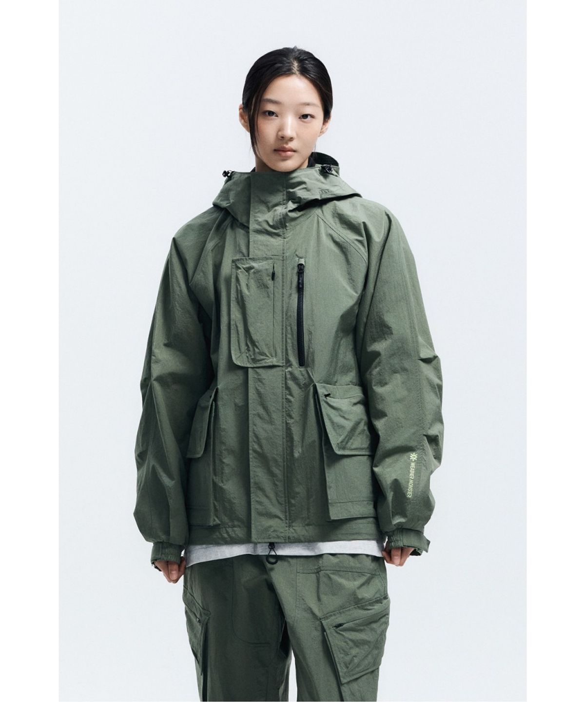 코오롱스포츠(KOLON SPORT) WM 남녀공용 립스탑 피싱 유틸리티 재킷 8UJJS26105KHA