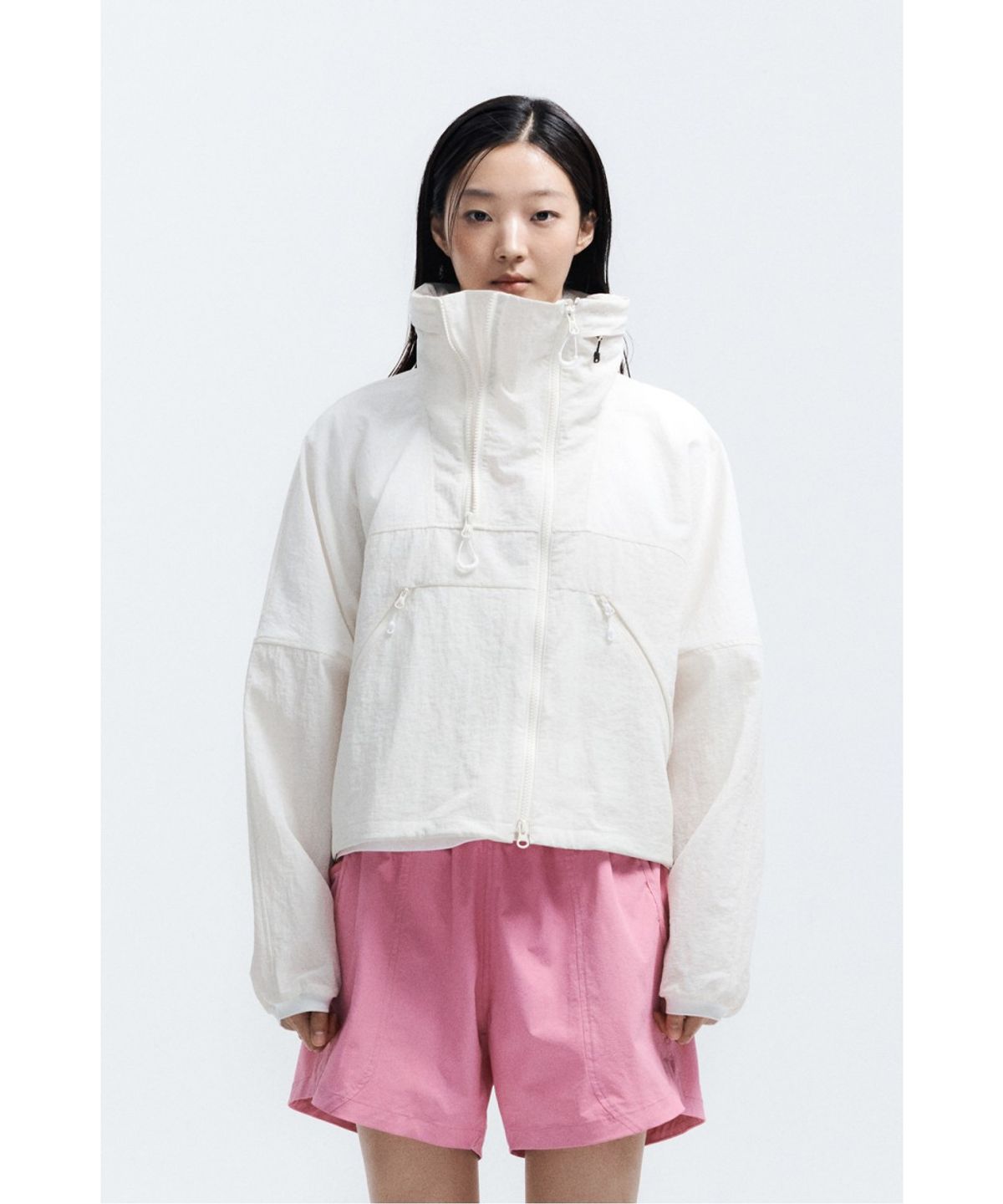 코오롱스포츠(KOLON SPORT) WM 여성 메쉬 오버핏 유틸리티 재킷 8HJJS26202CRE