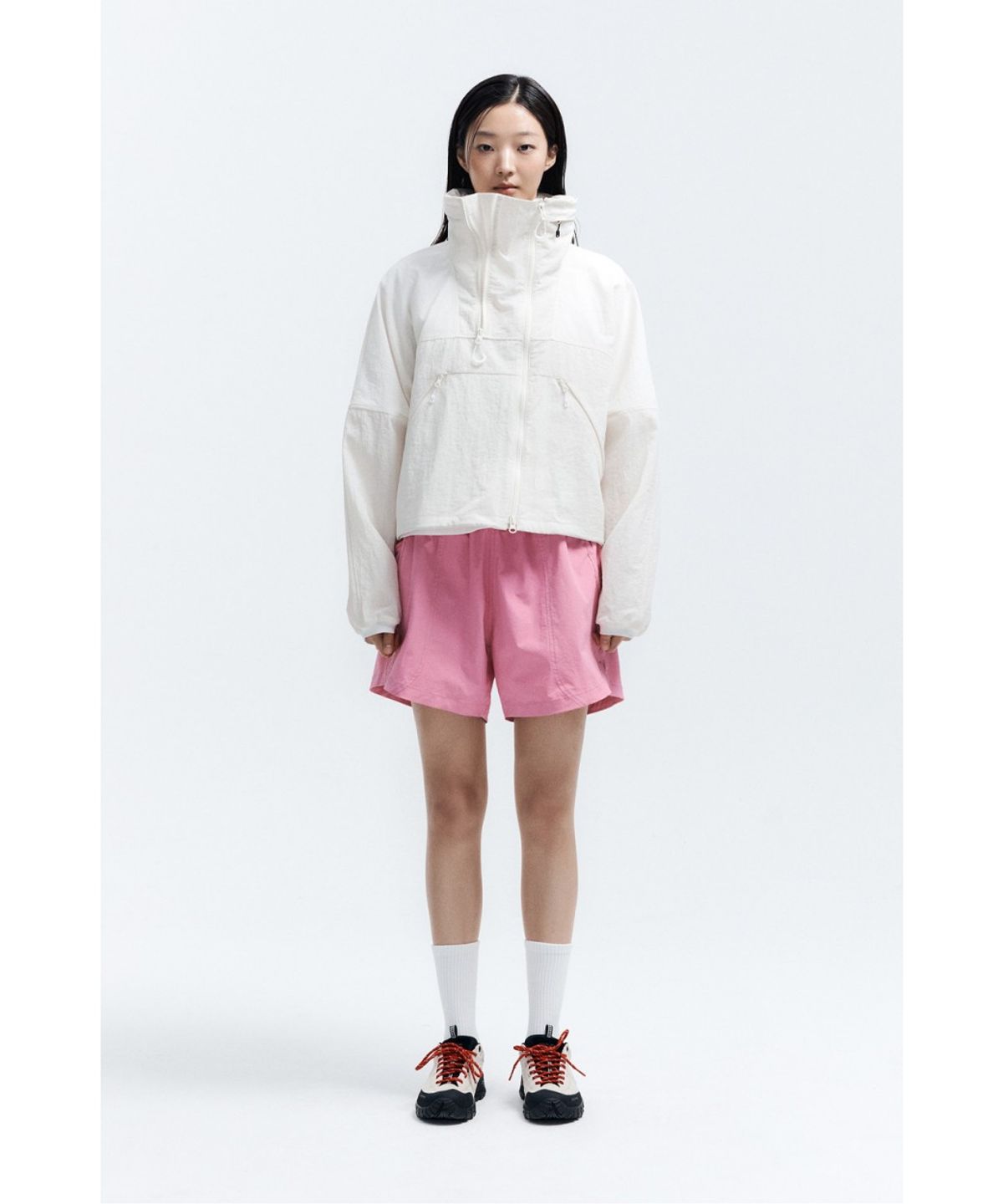 코오롱스포츠(KOLON SPORT) WM 여성 메쉬 오버핏 유틸리티 재킷 8HJJS26202CRE