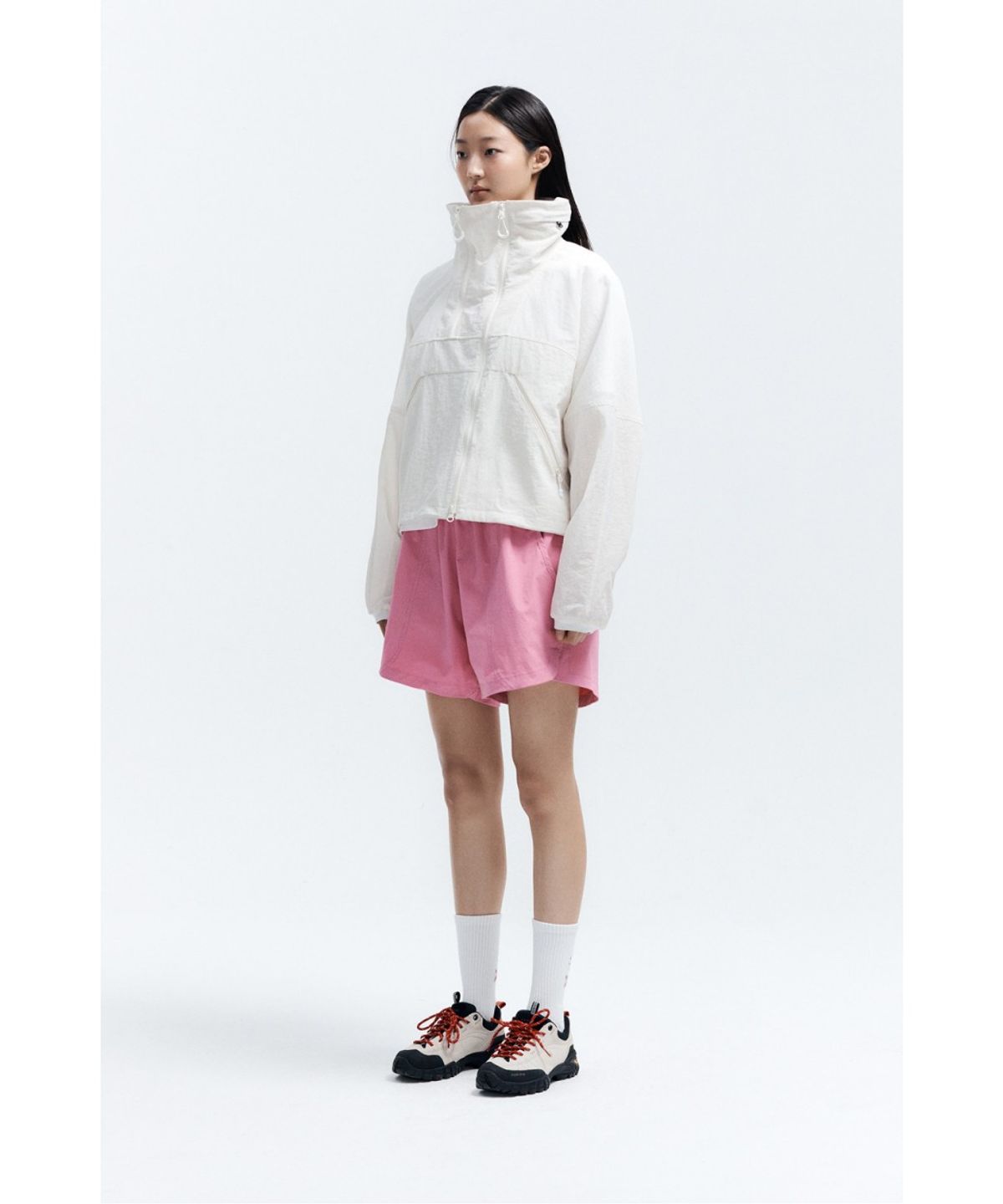 코오롱스포츠(KOLON SPORT) WM 여성 메쉬 오버핏 유틸리티 재킷 8HJJS26202CRE