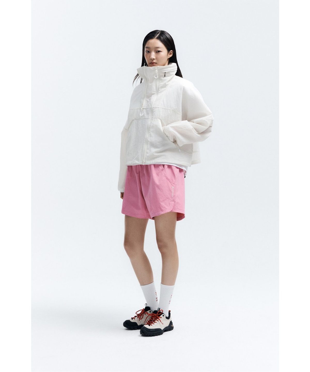 코오롱스포츠(KOLON SPORT) WM 여성 메쉬 오버핏 유틸리티 재킷 8HJJS26202CRE