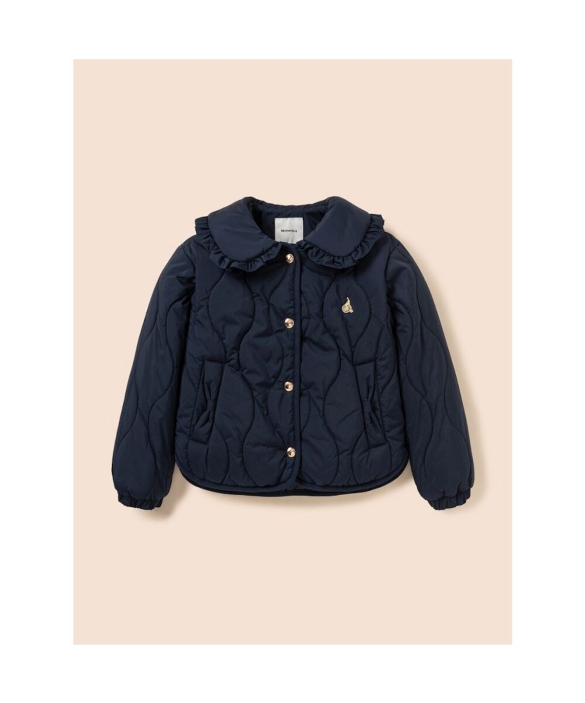 빈폴 키즈(BEANPOLE KIDS) 여아 러블리 패딩 점퍼  네이비 (BI6138G02R)