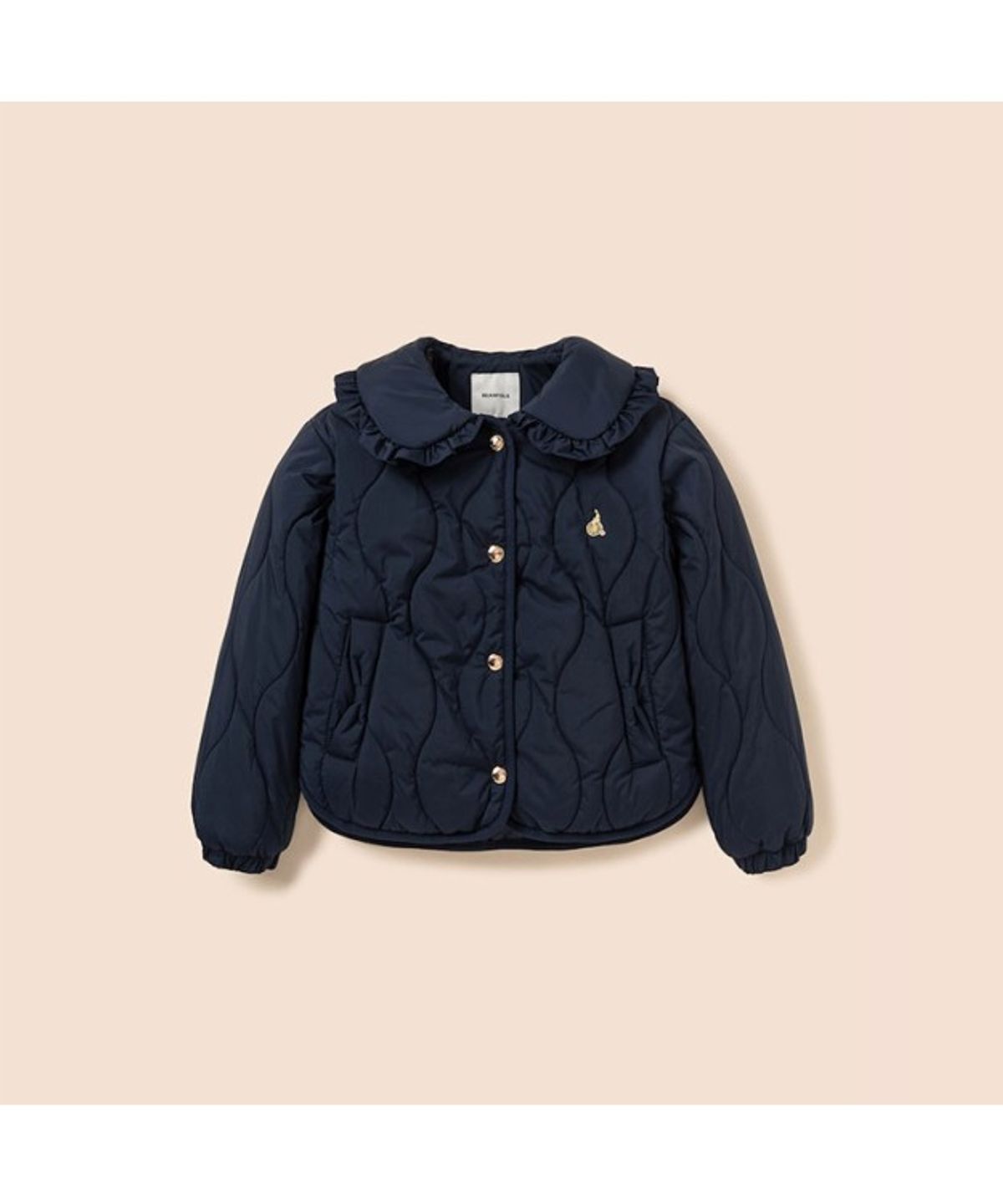 빈폴 키즈(BEANPOLE KIDS) 여아 러블리 패딩 점퍼  네이비 (BI6138G02R)