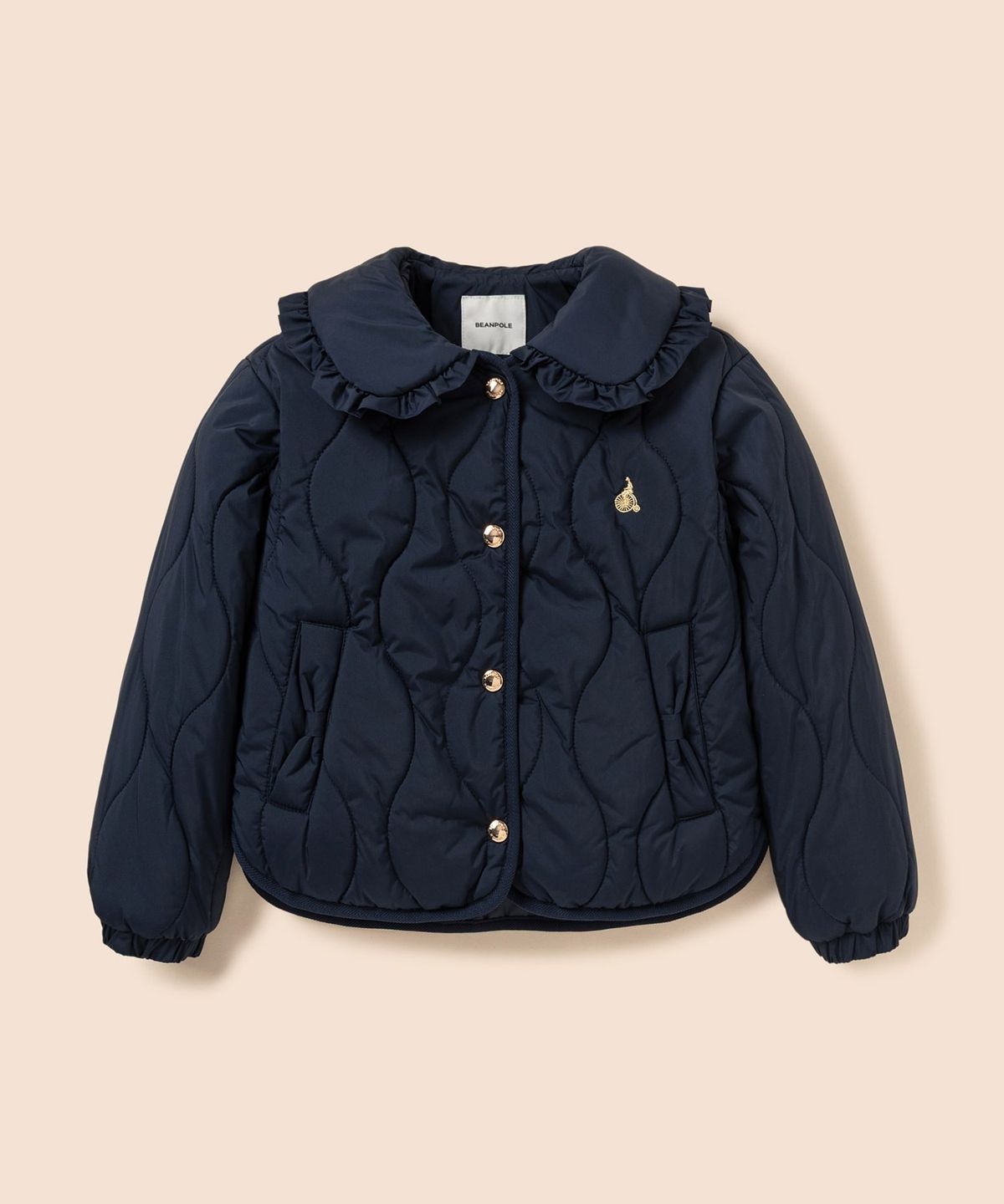 빈폴 키즈(BEANPOLE KIDS) 여아 러블리 패딩 점퍼  네이비 (BI6138G02R)