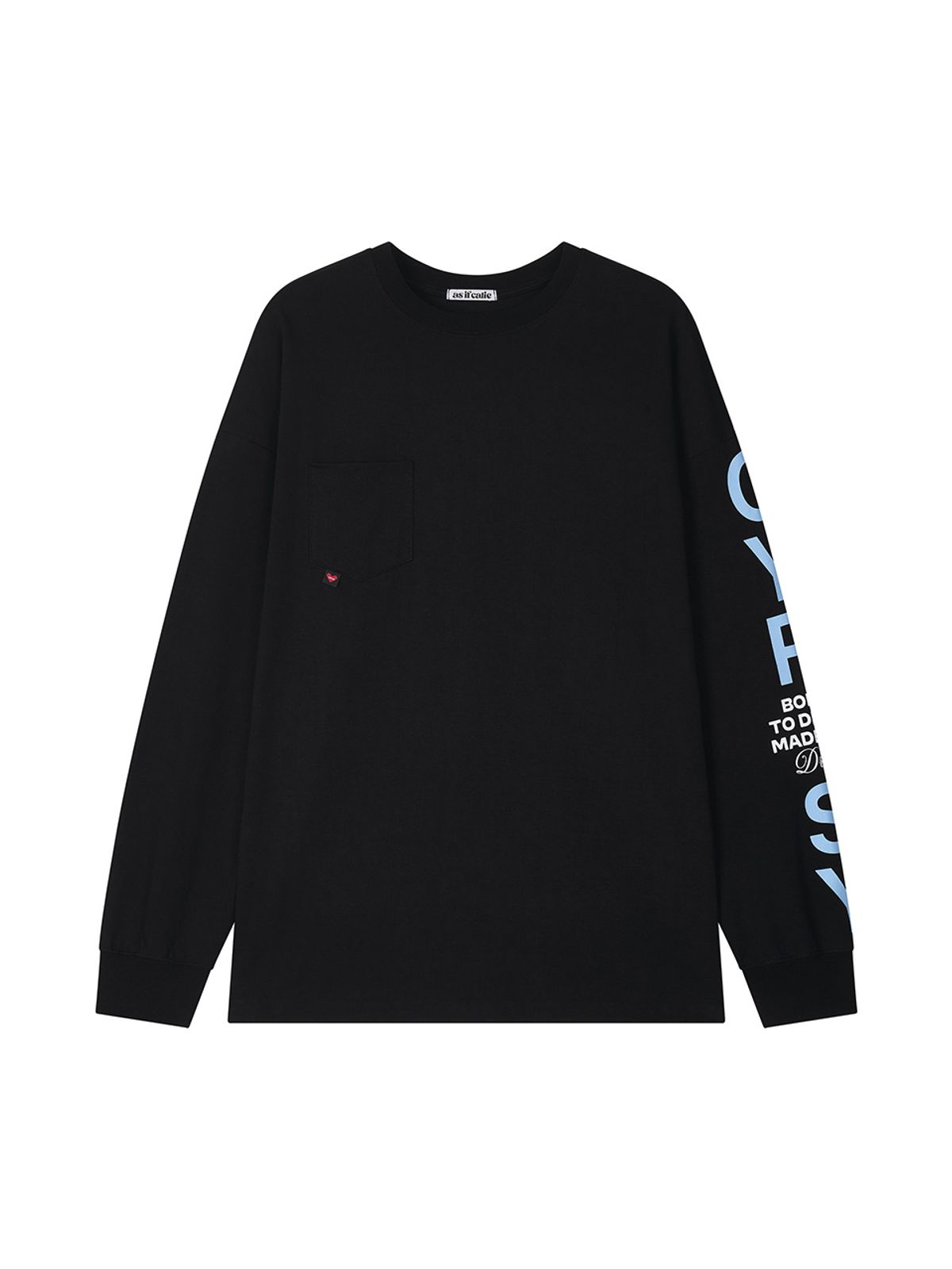 에즈이프 캘리(ASIF CALIE) DREAM DRIFTER LONG SLEEVE T-SHIRT BLACK