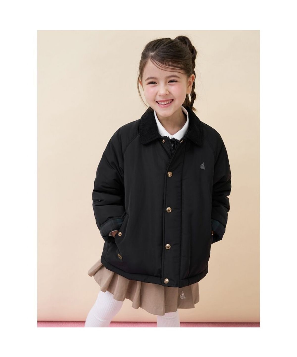 빈폴 키즈(BEANPOLE KIDS) 헌팅 패딩 점퍼  블랙 (BI6138U045)