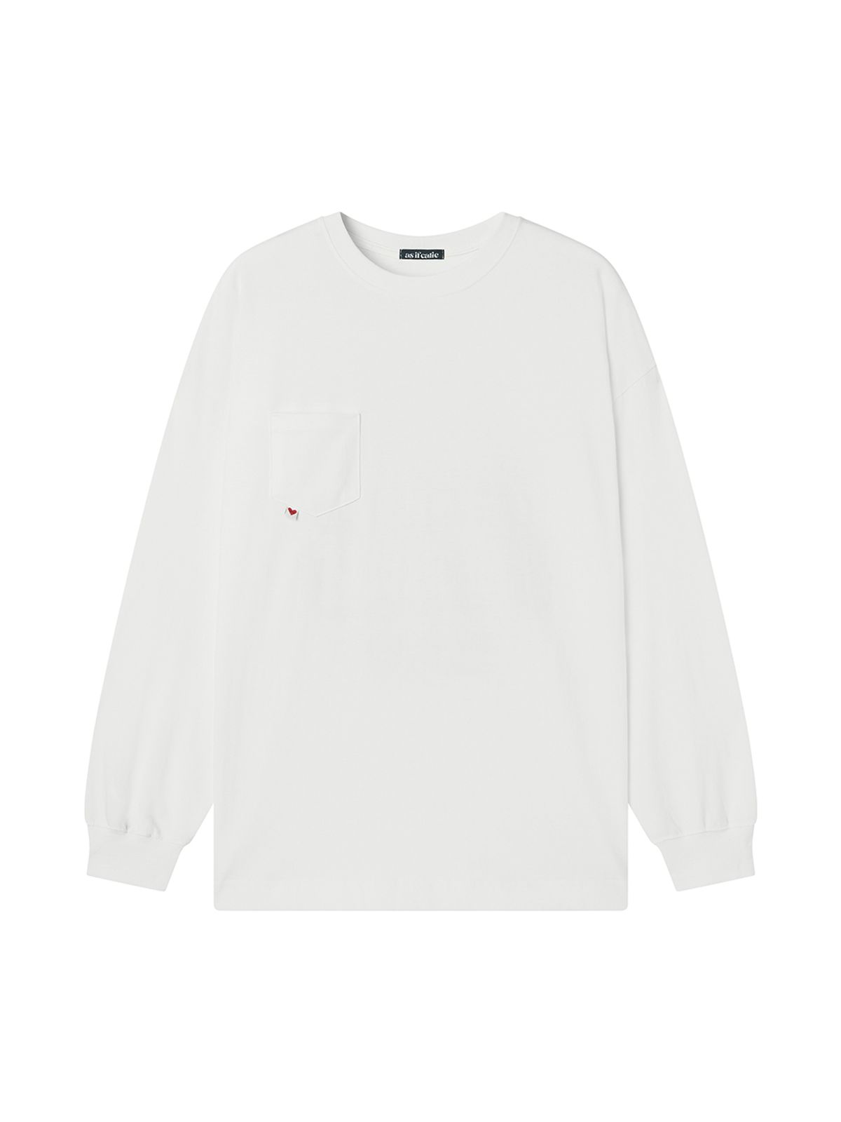 에즈이프 캘리(ASIF CALIE) PARADISE LONG SLEEVE T-SHIRT WHITE