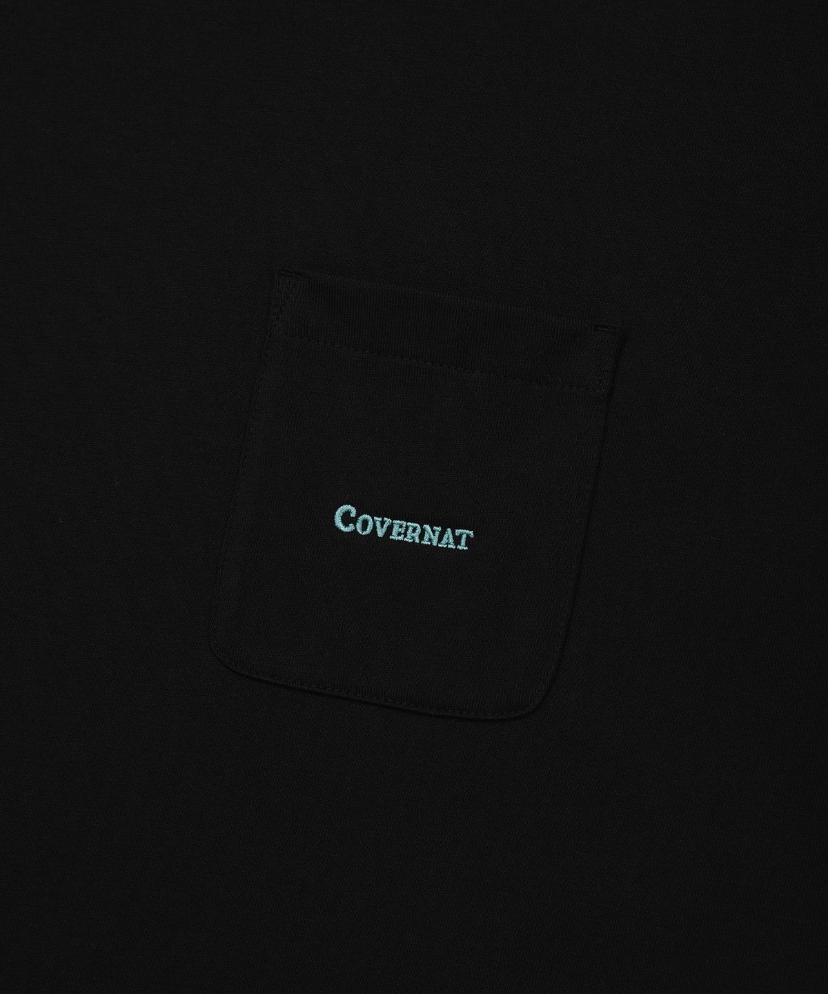 커버낫(COVERNAT) 베이직 포켓 티셔츠 블랙