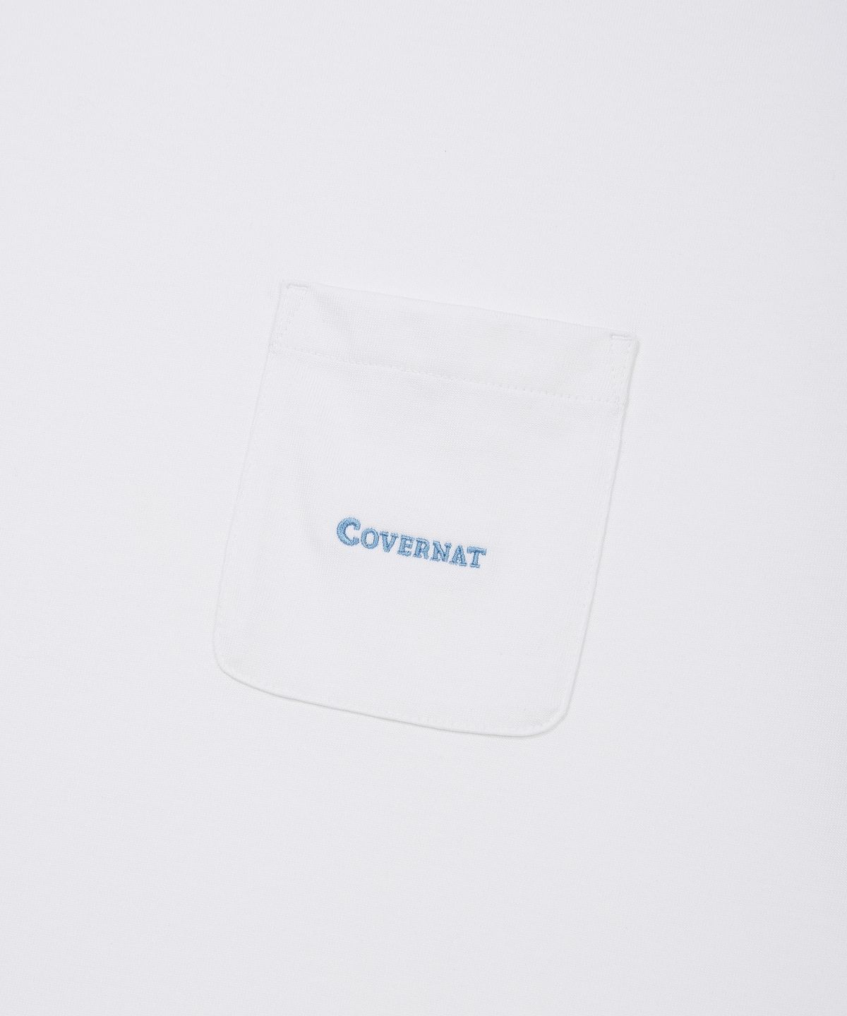 커버낫(COVERNAT) 베이직 포켓 티셔츠 화이트