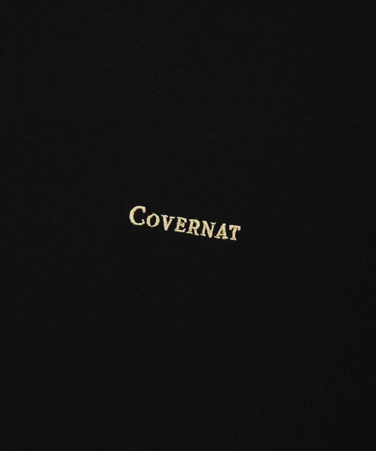 커버낫(COVERNAT) 스몰 로고 티셔츠 블랙