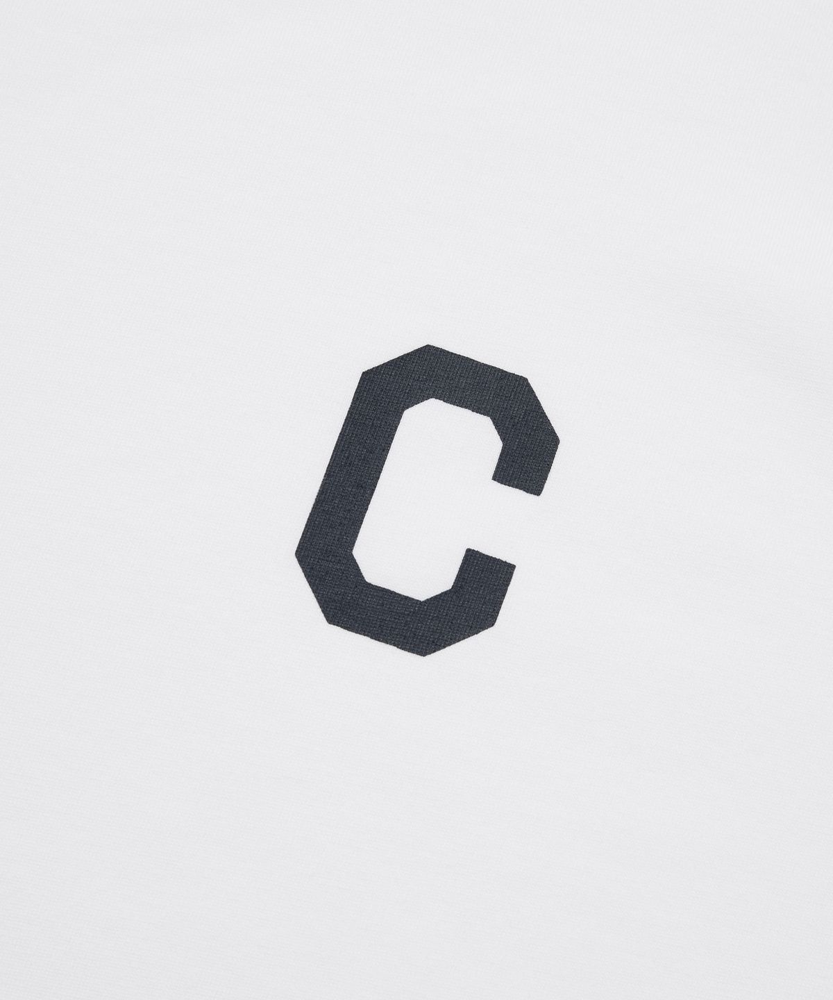 커버낫(COVERNAT) 쿨 코튼 C 로고 티셔츠 화이트