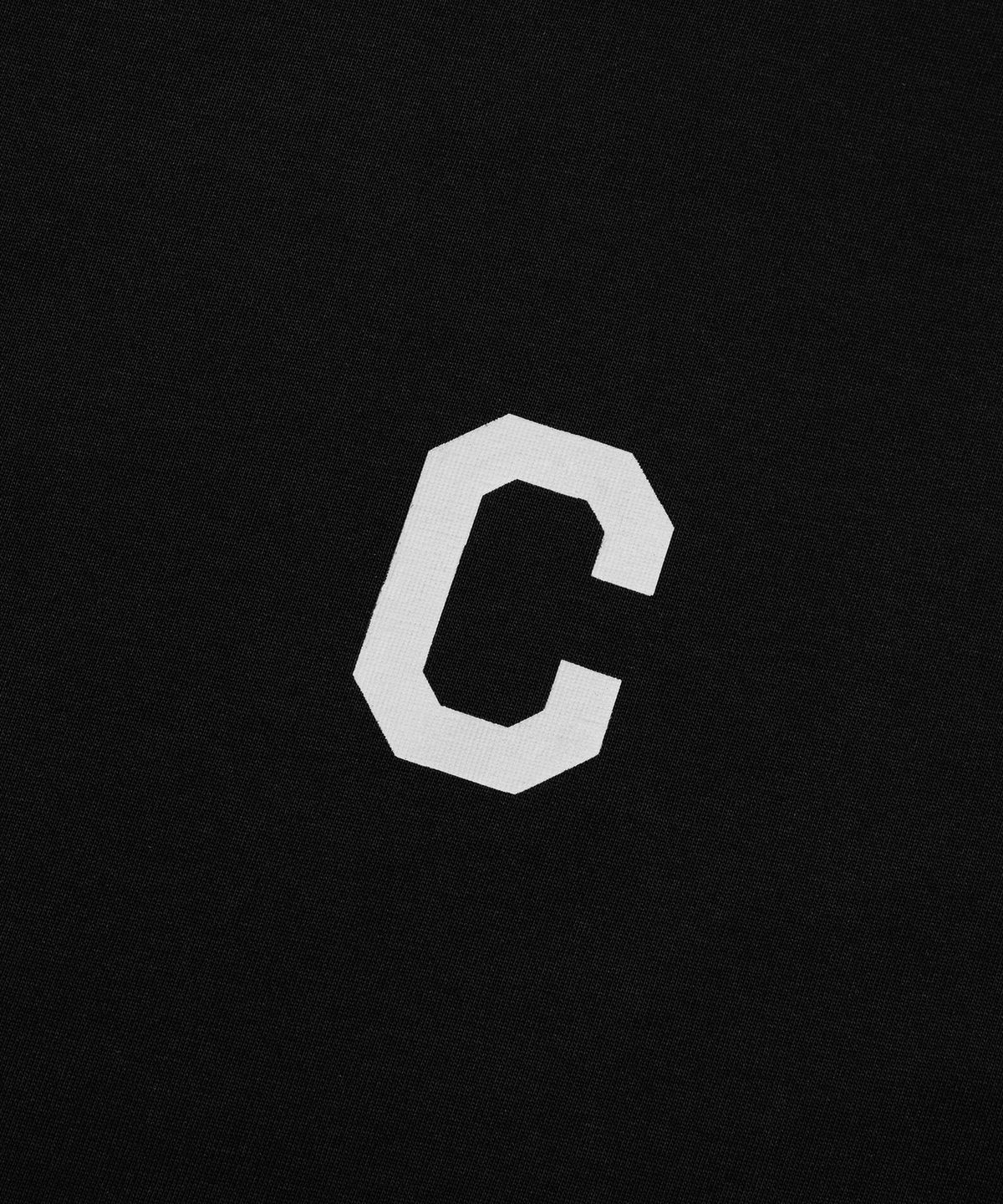 커버낫(COVERNAT) 쿨 코튼 C 로고 티셔츠 블랙