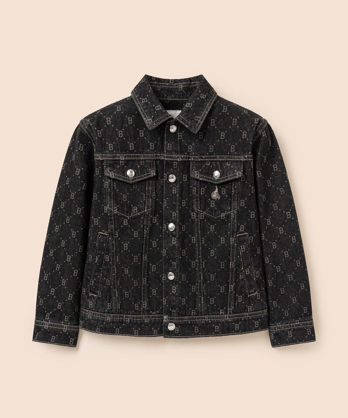 빈폴 키즈(BEANPOLE KIDS) 모노그램 데님 점퍼  애쉬 (BI6139U914)