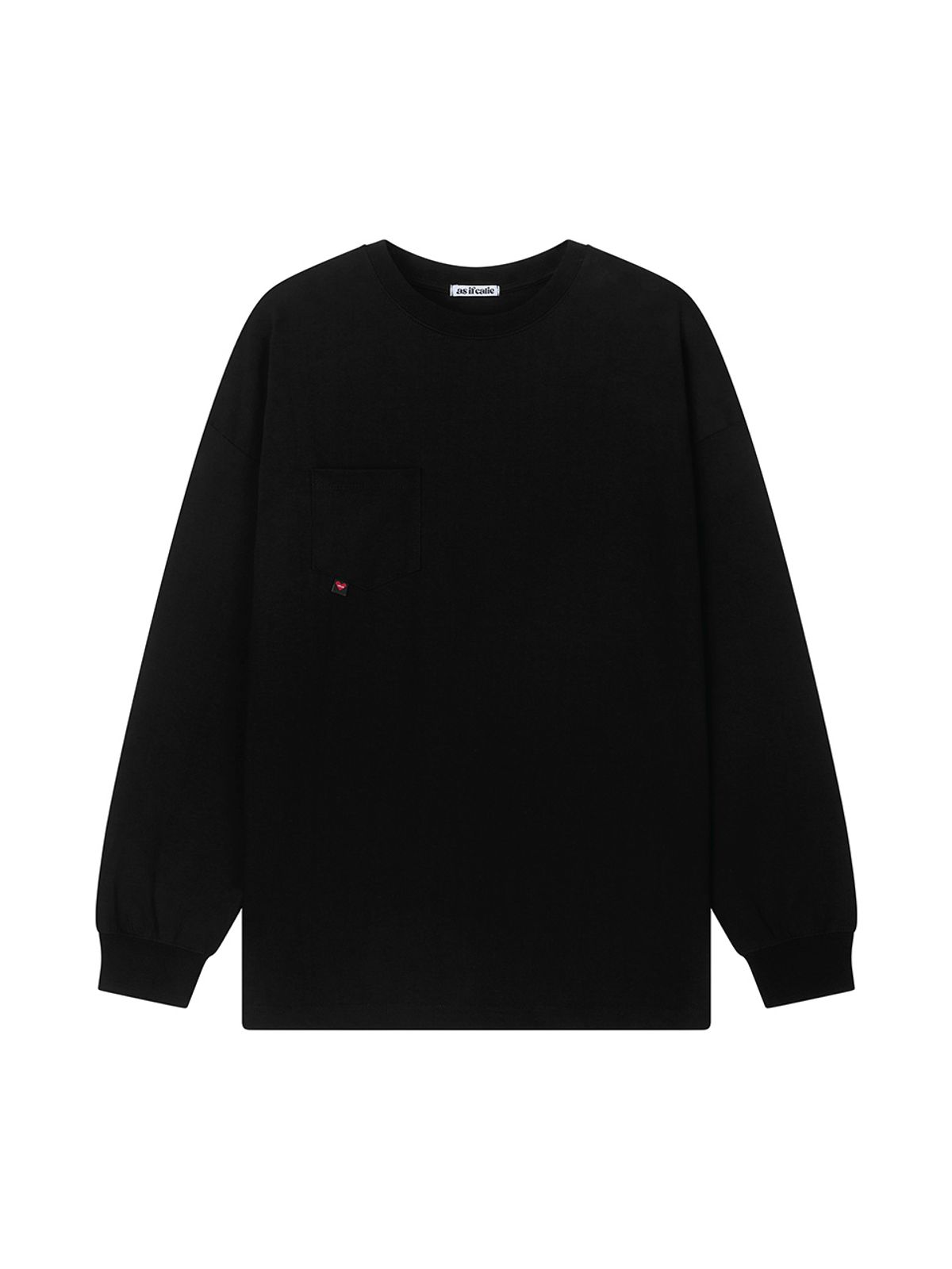 에즈이프 캘리(ASIF CALIE) PARADISE LONG SLEEVE T-SHIRT BLACK