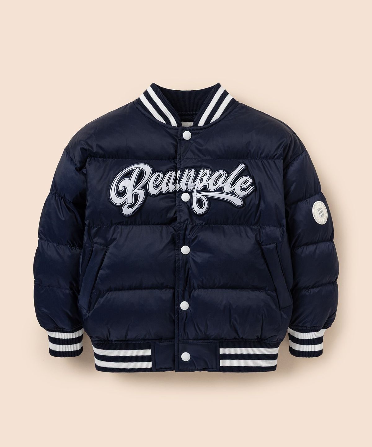 빈폴 키즈(BEANPOLE KIDS) 바서티 볼패딩 점퍼  네이비 (BI6139U92R)