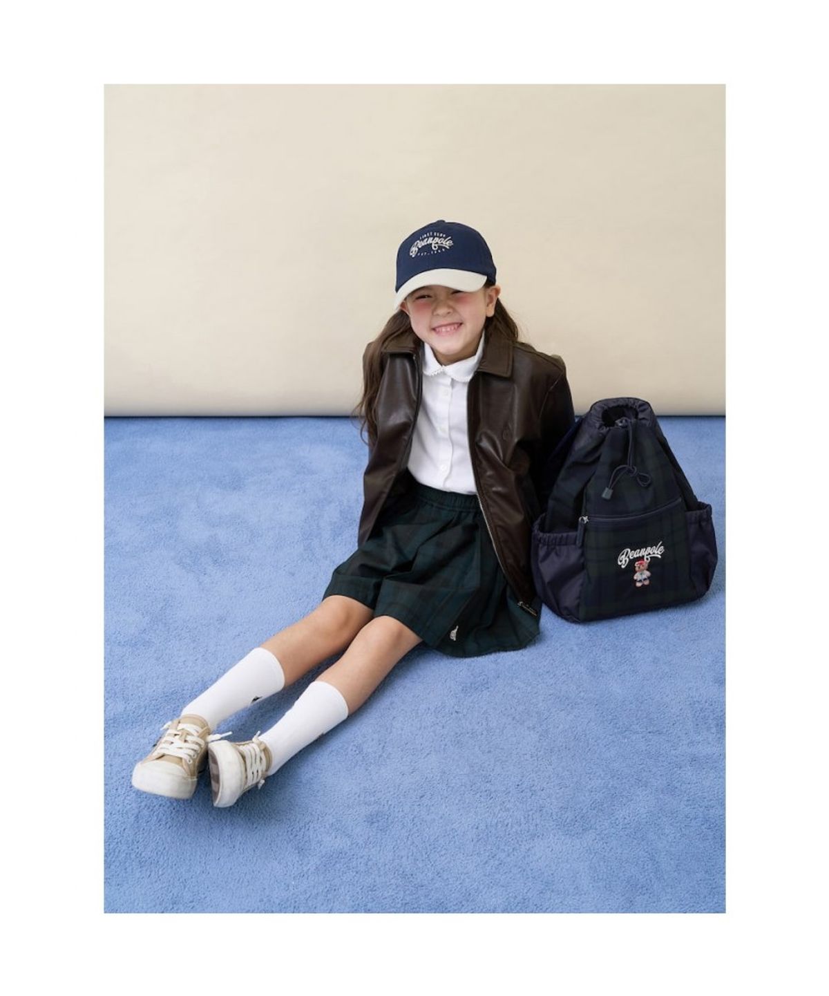 빈폴 키즈(BEANPOLE KIDS) 가죽 점퍼  브라운 (BI6139U02D) (BI6139U02D)