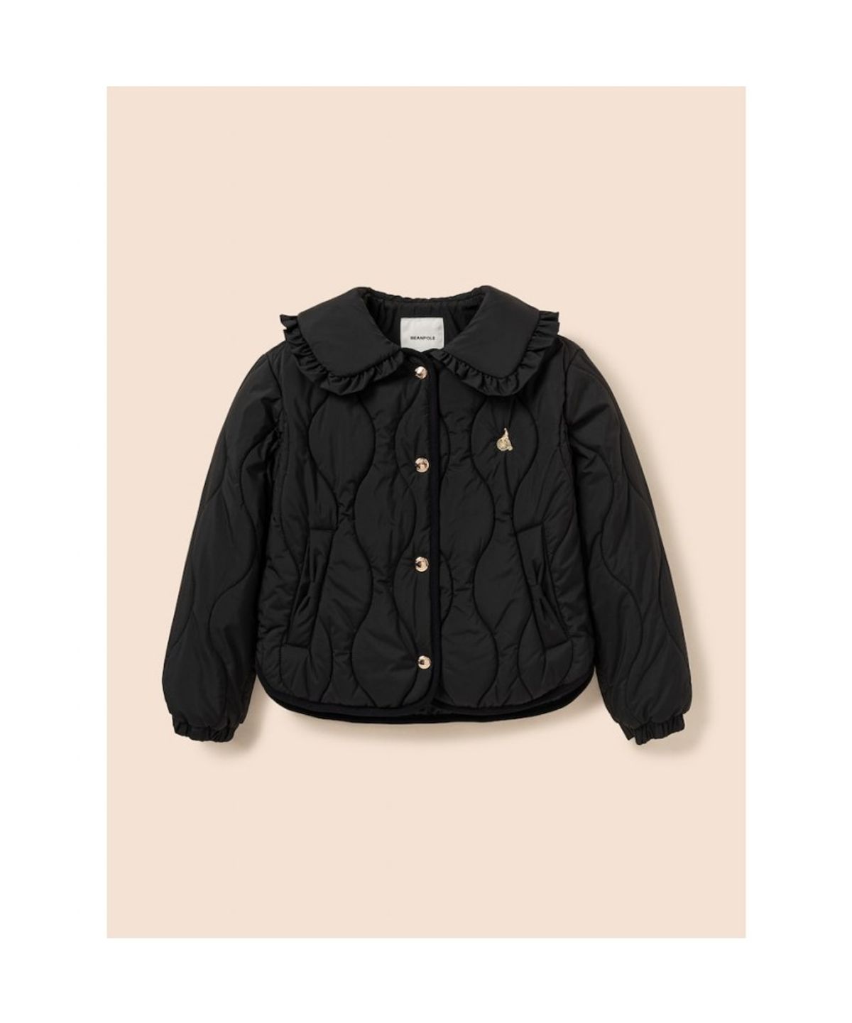 빈폴 키즈(BEANPOLE KIDS) 여아 러블리 패딩 점퍼  블랙 (BI6138G025)