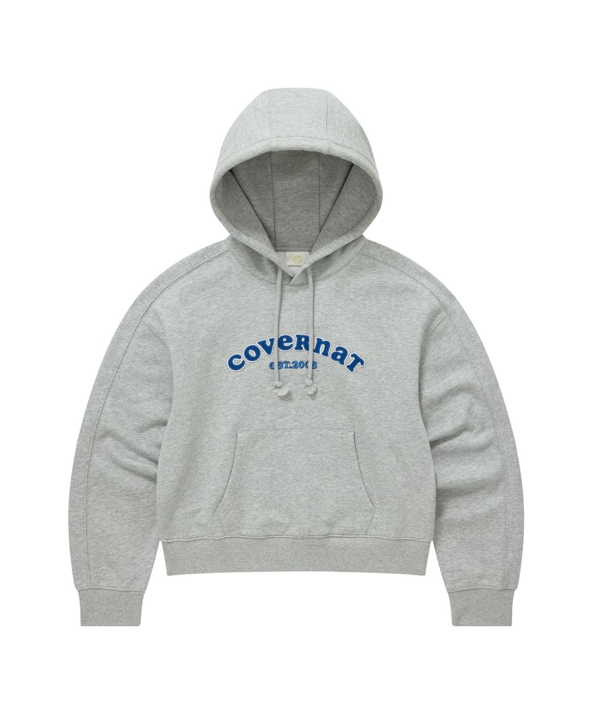 커버낫 우먼(COVERNAT WOMAN) 우먼 쿠퍼로고 후디 멜란지 그레이