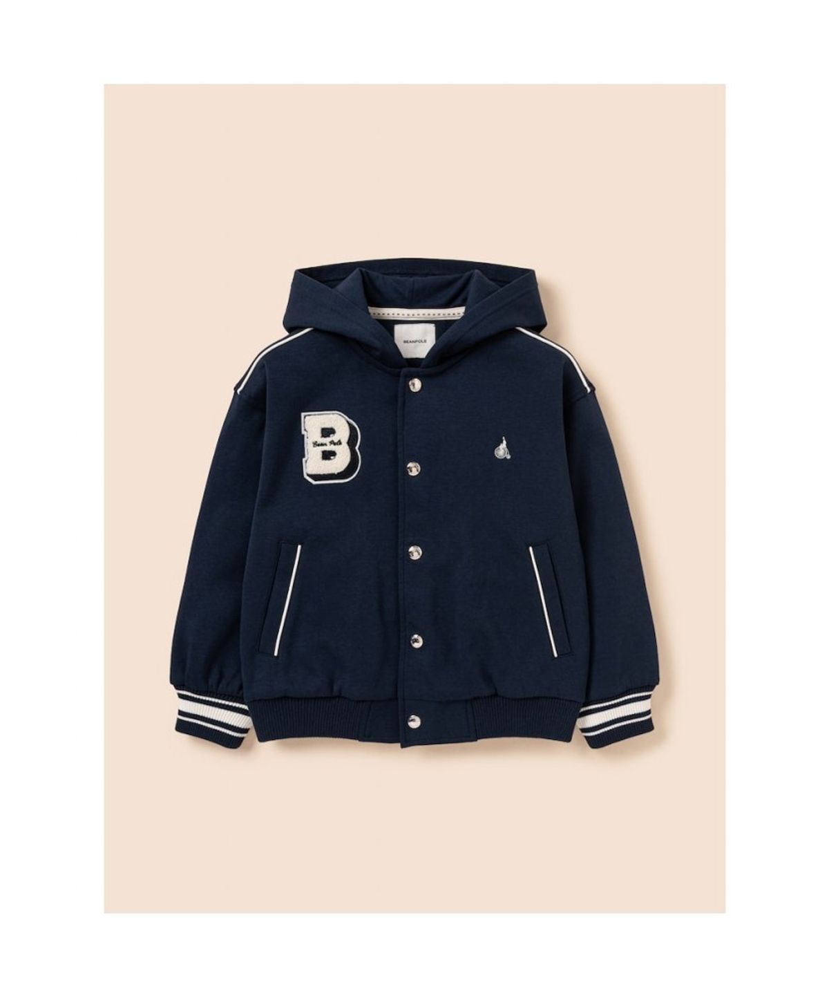 빈폴 키즈(BEANPOLE KIDS) 바서티 후드 점퍼  네이비 (BI6141U01R) (BI6141U01R)