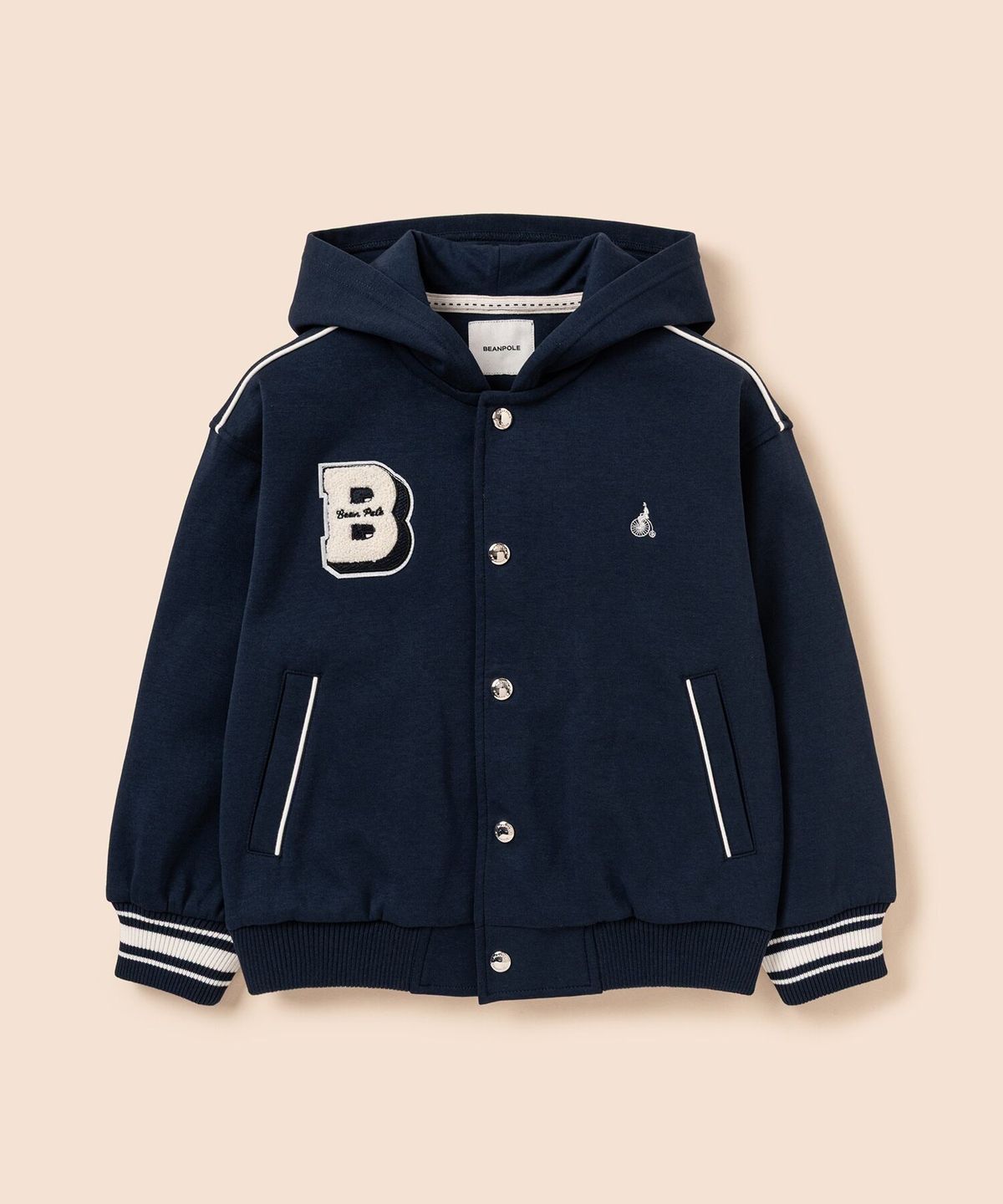 빈폴 키즈(BEANPOLE KIDS) 바서티 후드 점퍼  네이비 (BI6141U01R) (BI6141U01R)