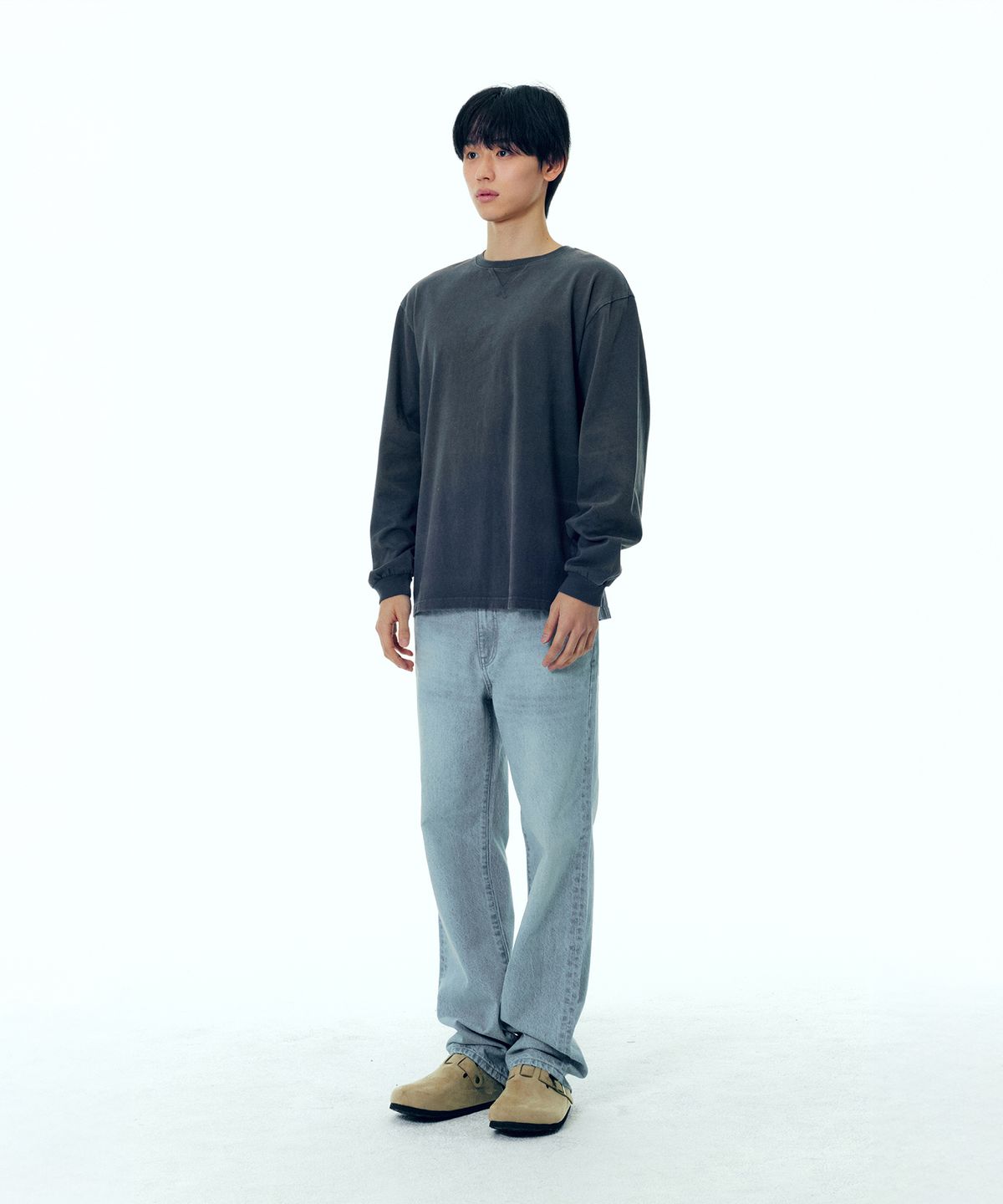 플랙(PLAC) 빈티지 다잉 티셔츠 2colors