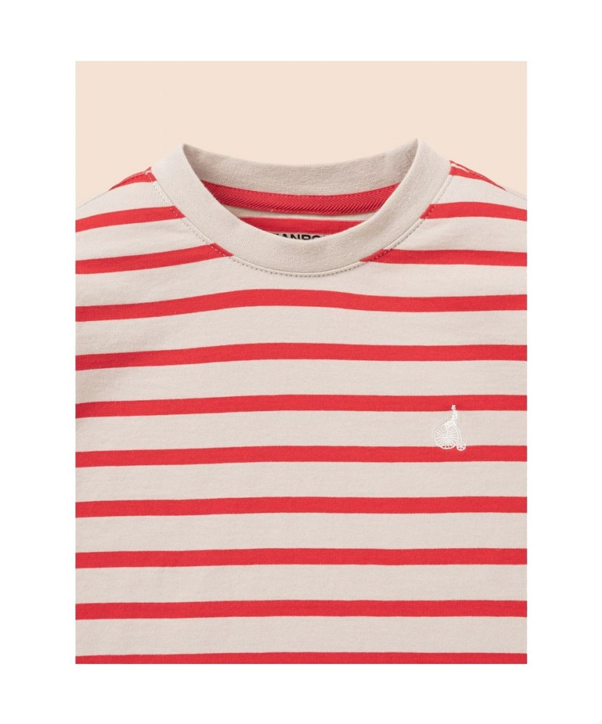빈폴 키즈(BEANPOLE KIDS) [Essential] 스트라이프 긴소매 티셔츠  베이지 (BI6141UE3A) (BI6141UE3A)