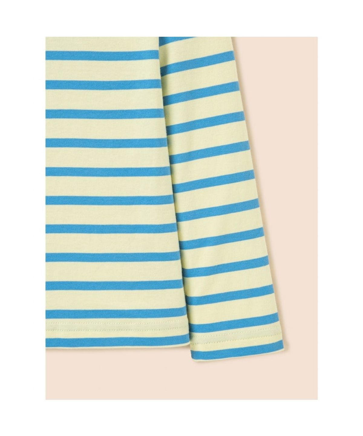 빈폴 키즈(BEANPOLE KIDS) [Essential] 스트라이프 긴소매 티셔츠  옐로우 (BI6141UE3E)