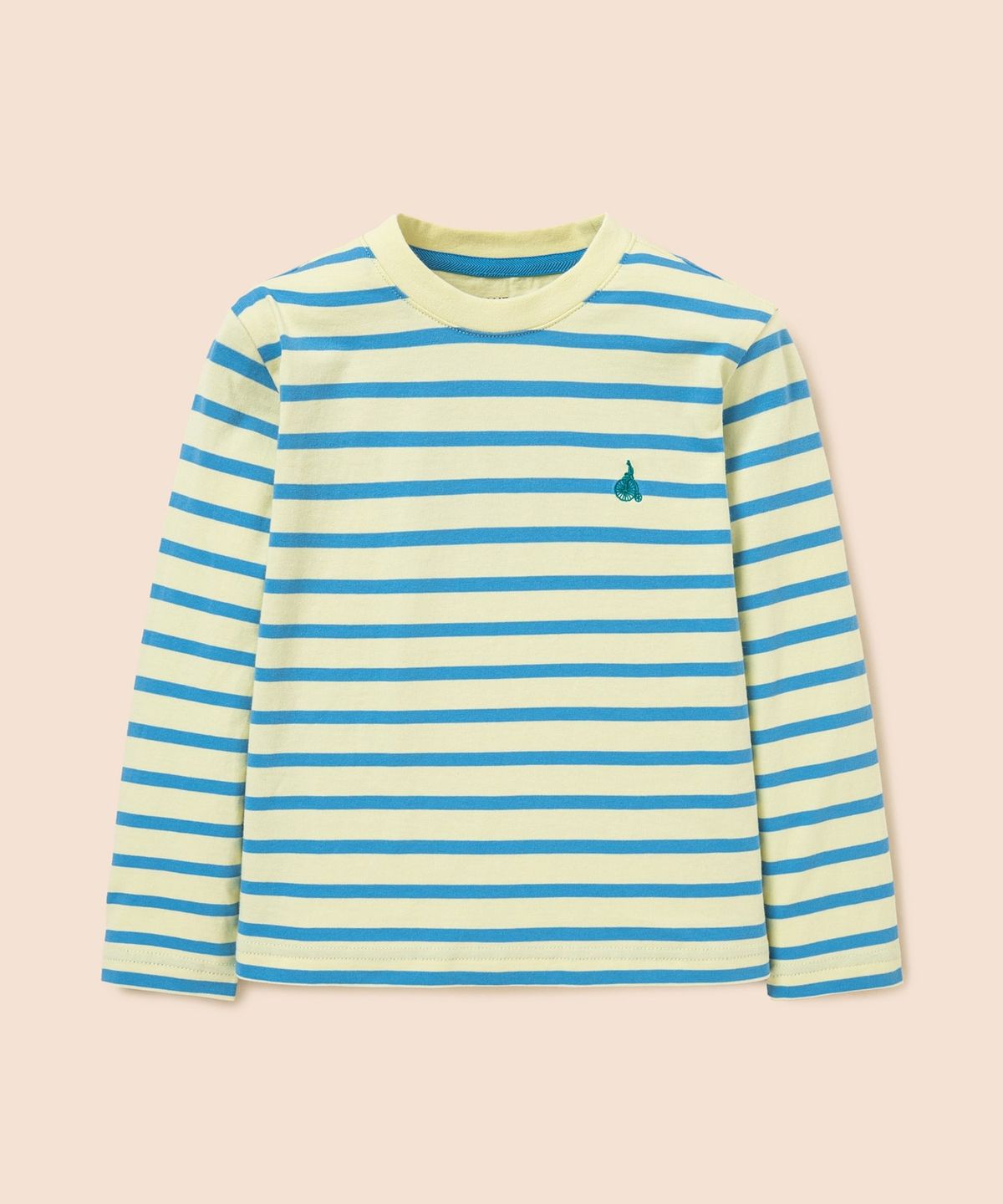 빈폴 키즈(BEANPOLE KIDS) [Essential] 스트라이프 긴소매 티셔츠  옐로우 (BI6141UE3E)