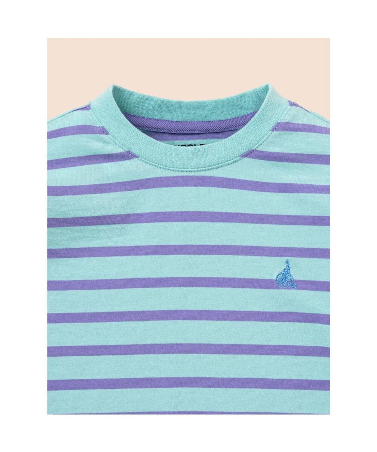 빈폴 키즈(BEANPOLE KIDS) [Essential] 스트라이프 긴소매 티셔츠  라이트 그린 (BI6141UE3L)