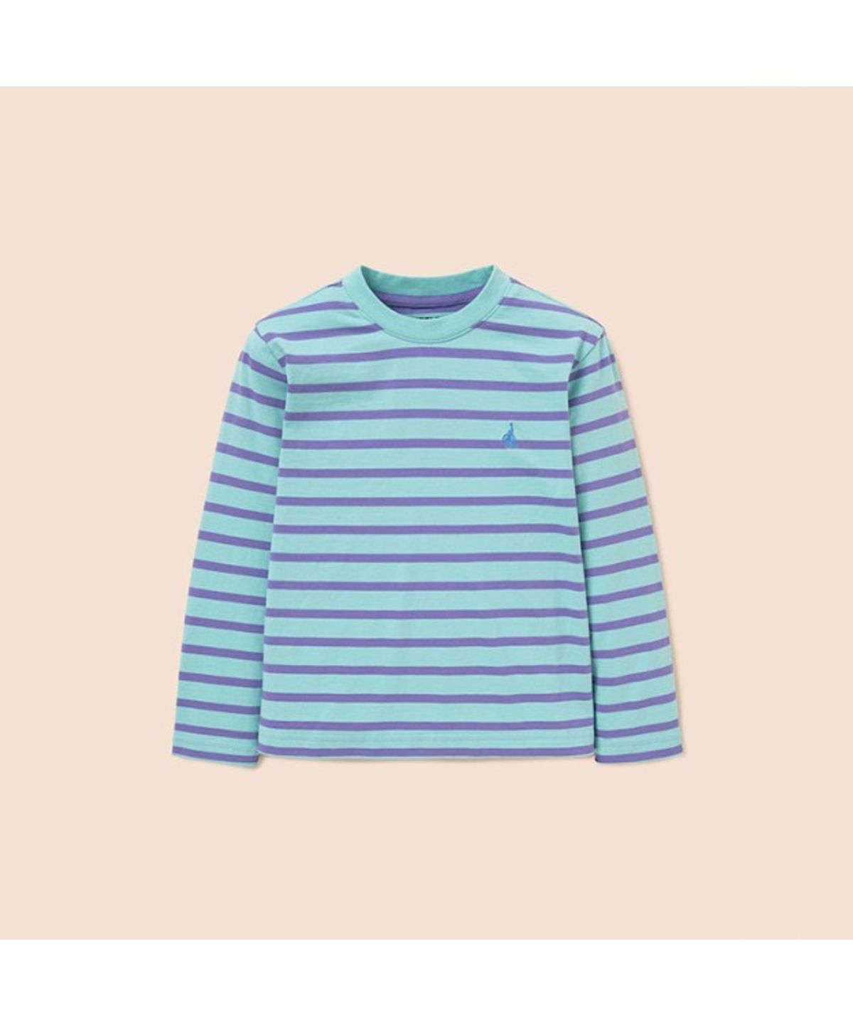빈폴 키즈(BEANPOLE KIDS) [Essential] 스트라이프 긴소매 티셔츠  라이트 그린 (BI6141UE3L)
