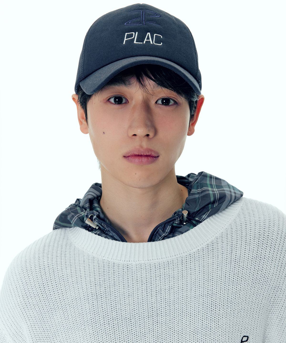 플랙(PLAC) 플랙 로고 트러커 캡