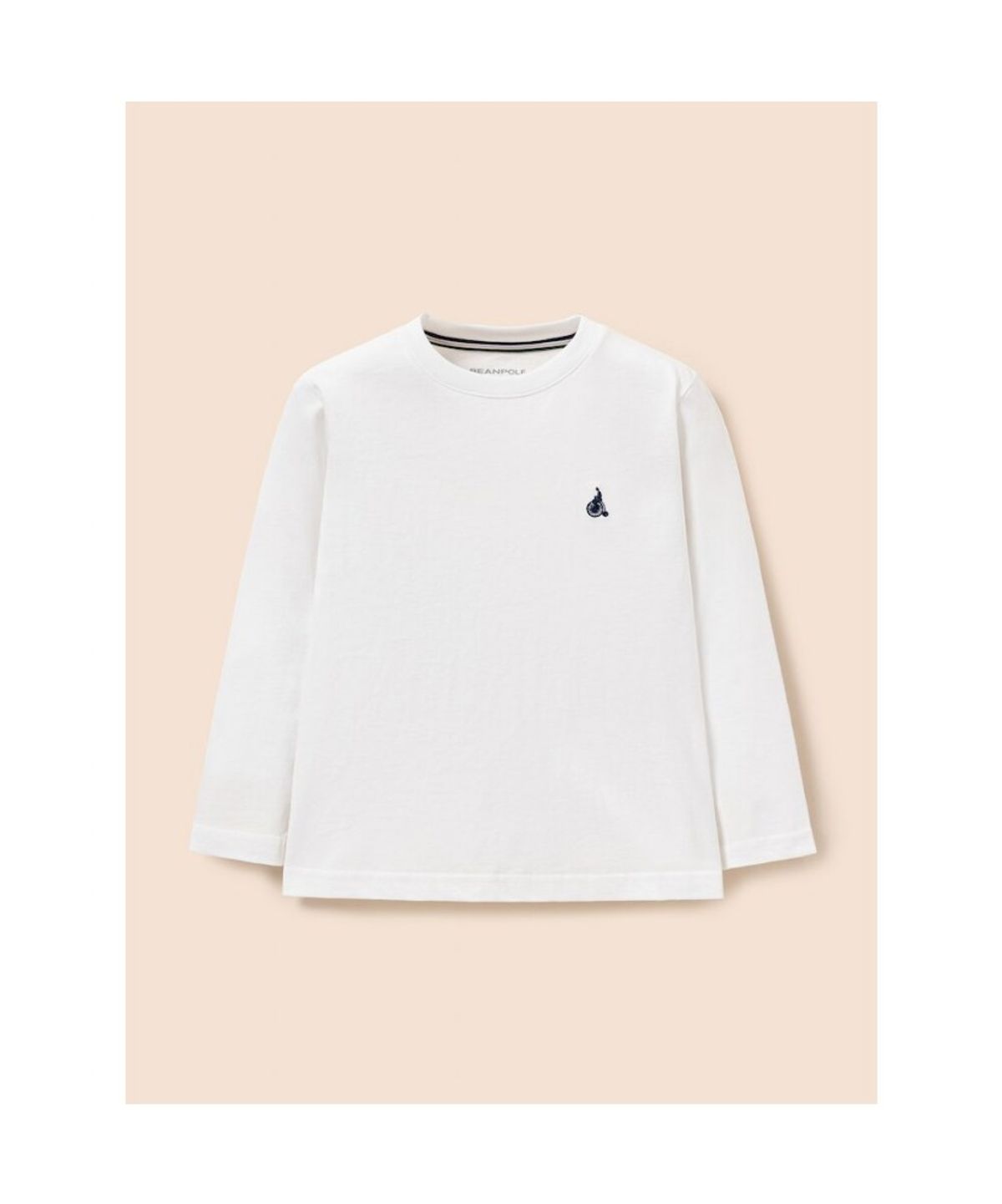 빈폴 키즈(BEANPOLE KIDS) [Essential] 수피마 베이직 긴소매 티셔츠  아이보리 (BI6141UE20)