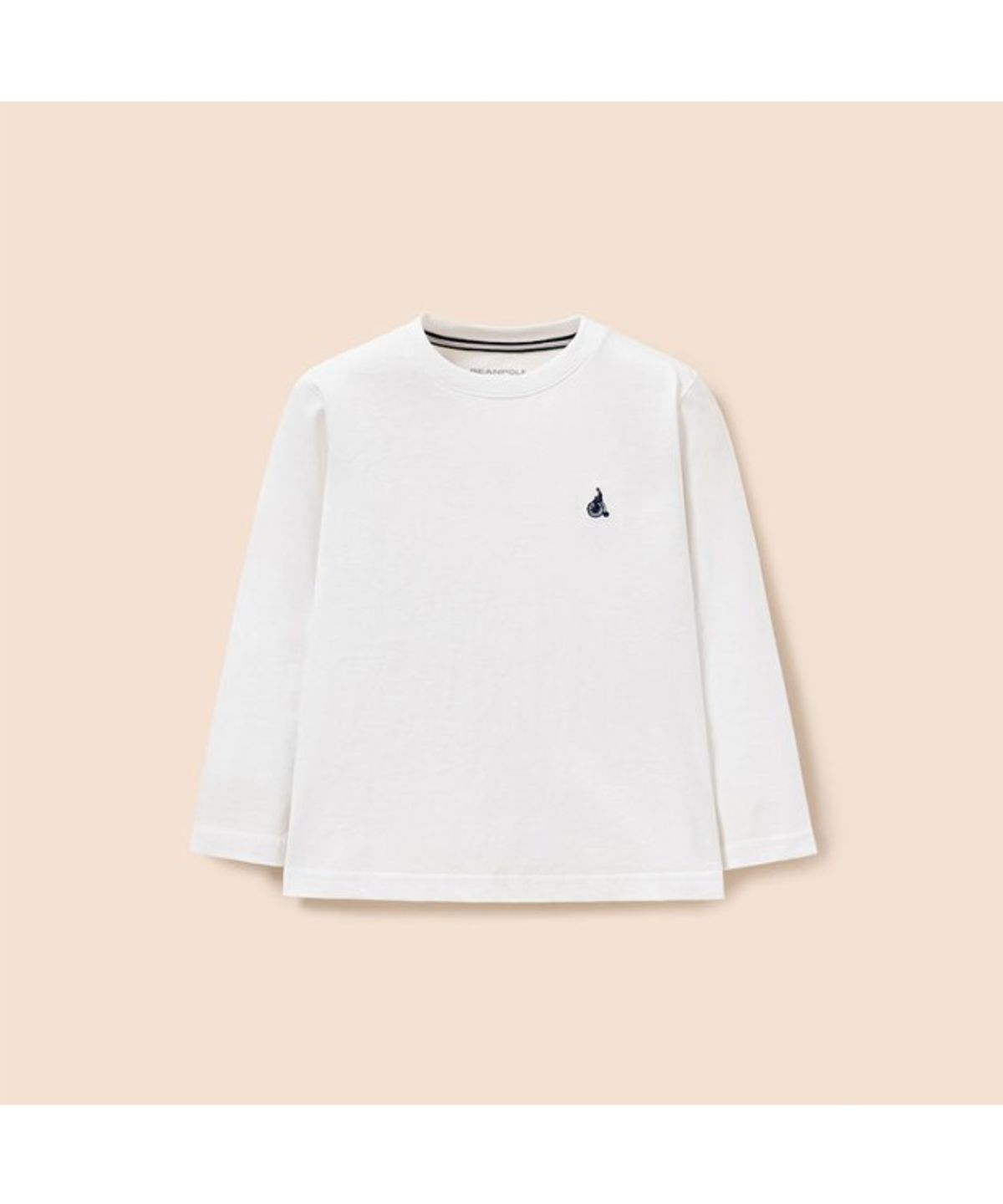 빈폴 키즈(BEANPOLE KIDS) [Essential] 수피마 베이직 긴소매 티셔츠  아이보리 (BI6141UE20)