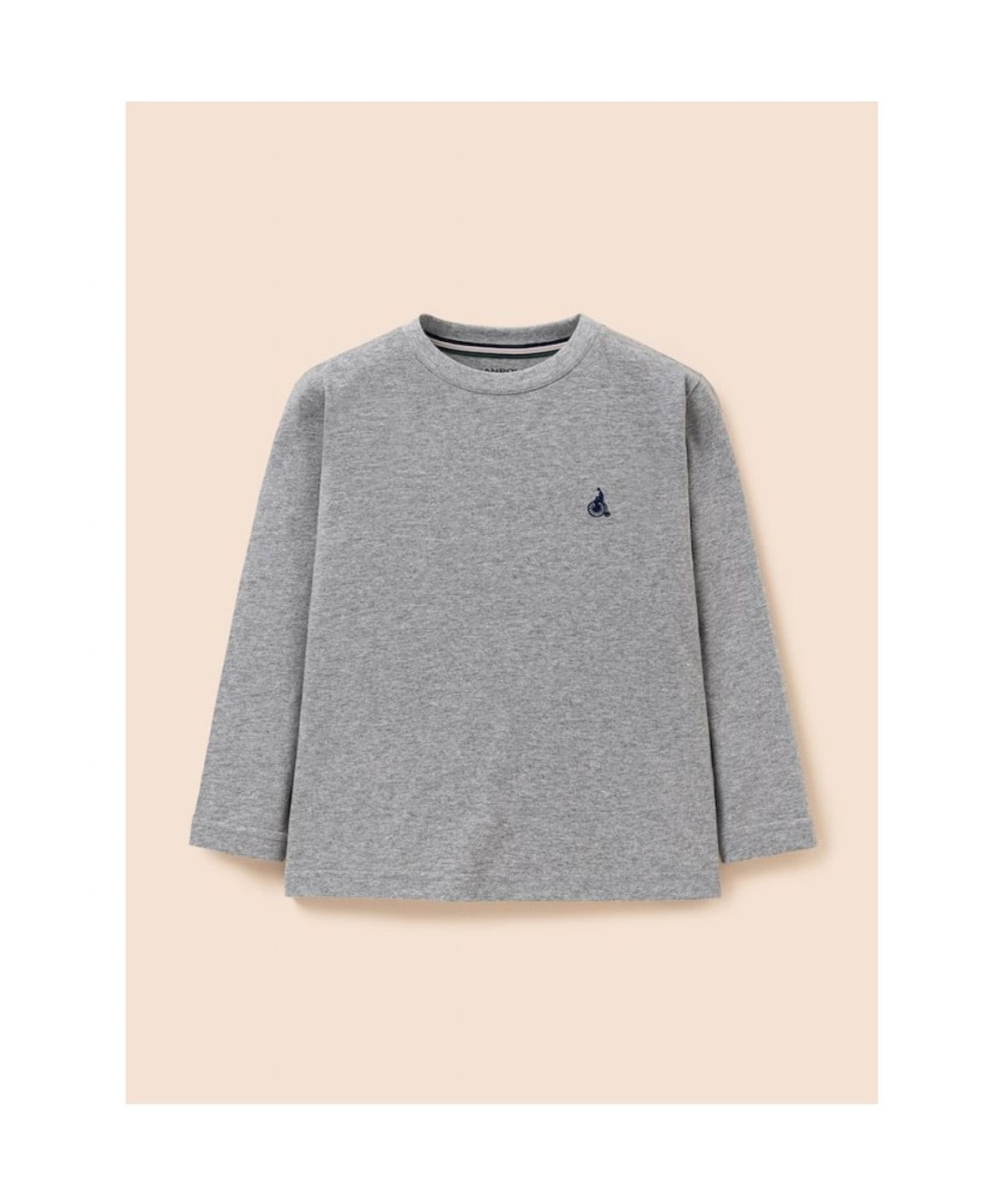 빈폴 키즈(BEANPOLE KIDS) [Essential] 수피마 베이직 긴소매 티셔츠  그레이 (BI6141UE23) (BI6141UE23)