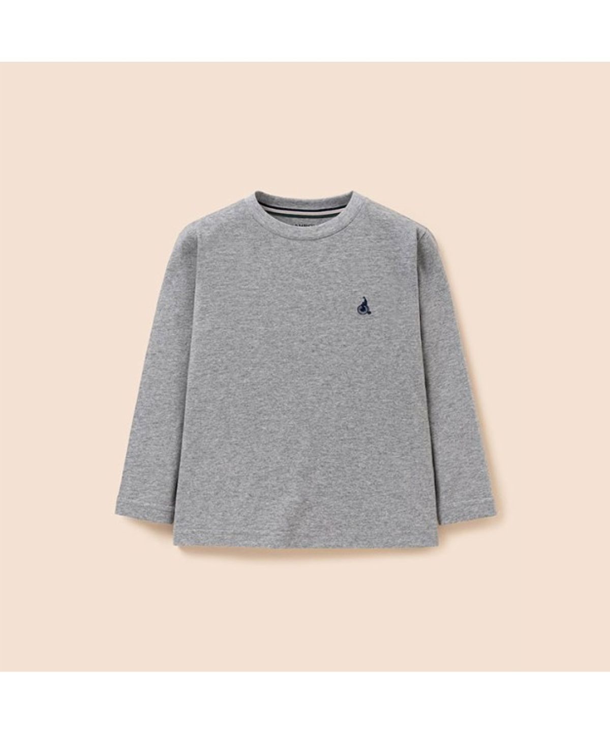빈폴 키즈(BEANPOLE KIDS) [Essential] 수피마 베이직 긴소매 티셔츠  그레이 (BI6141UE23) (BI6141UE23)