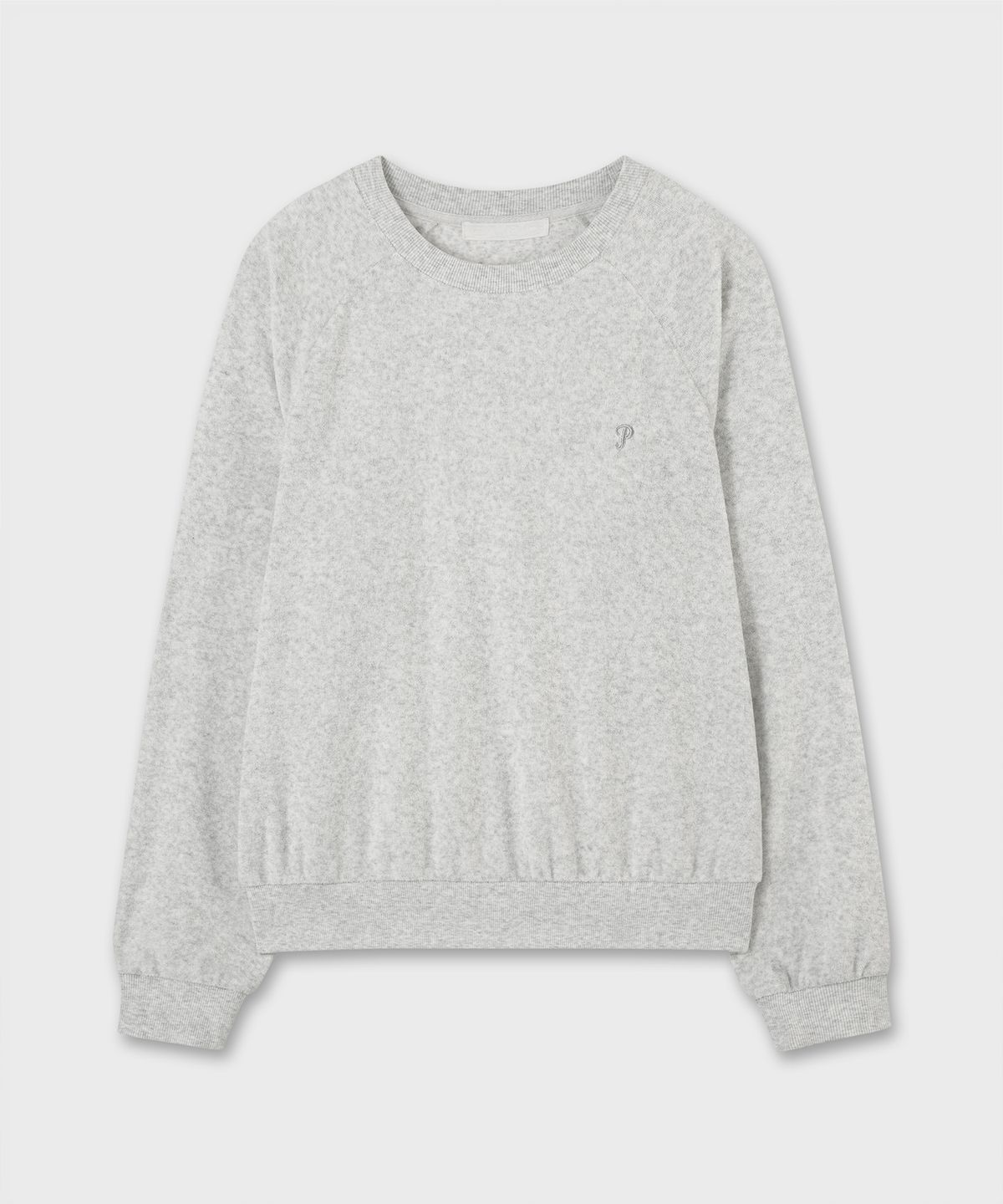 플랙 우먼(PLAC WOMEN) 자수 로고 테리 스웻셔츠 2colors