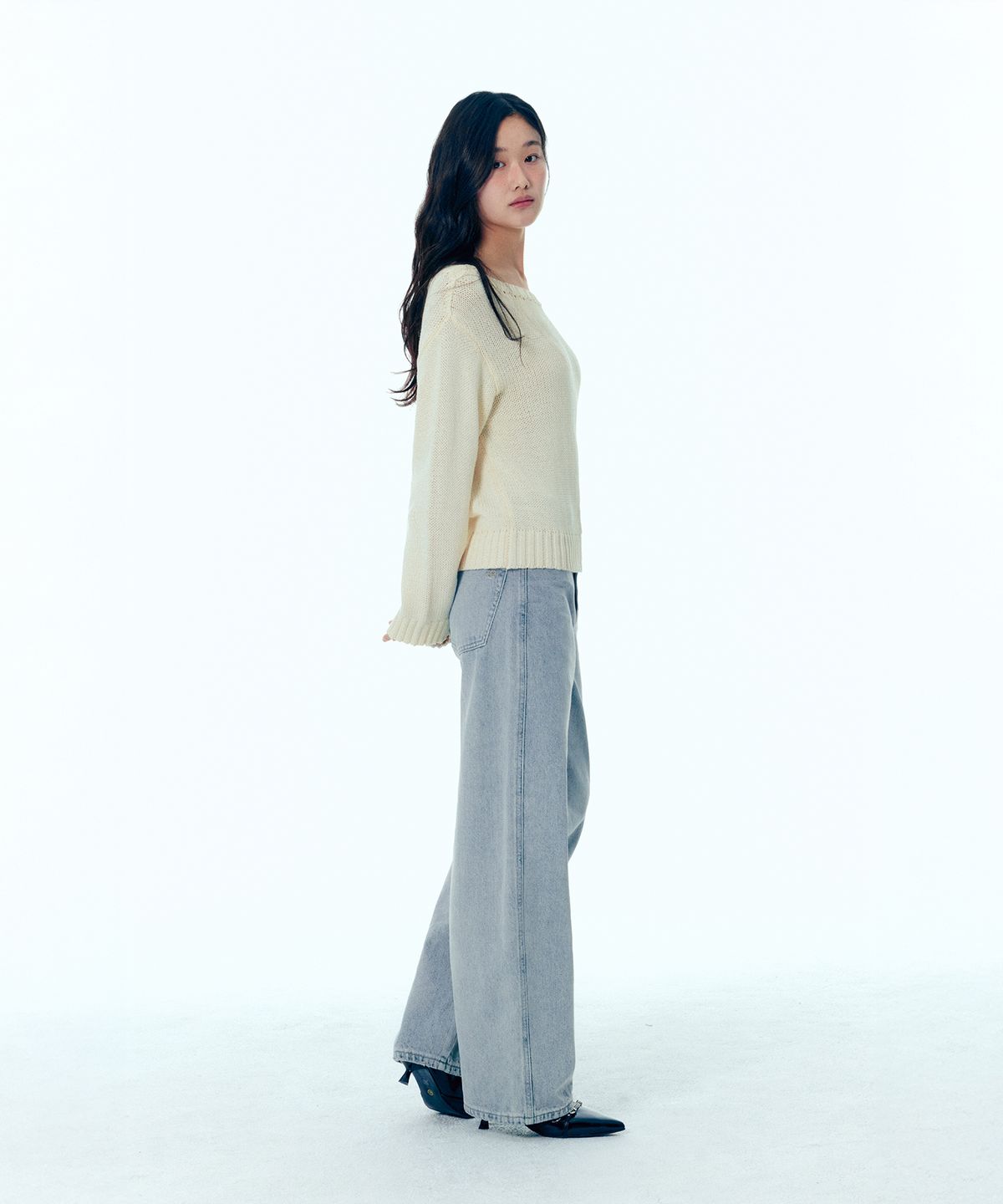플랙 우먼(PLAC WOMEN) 코튼 보트넥 풀오버 2colors