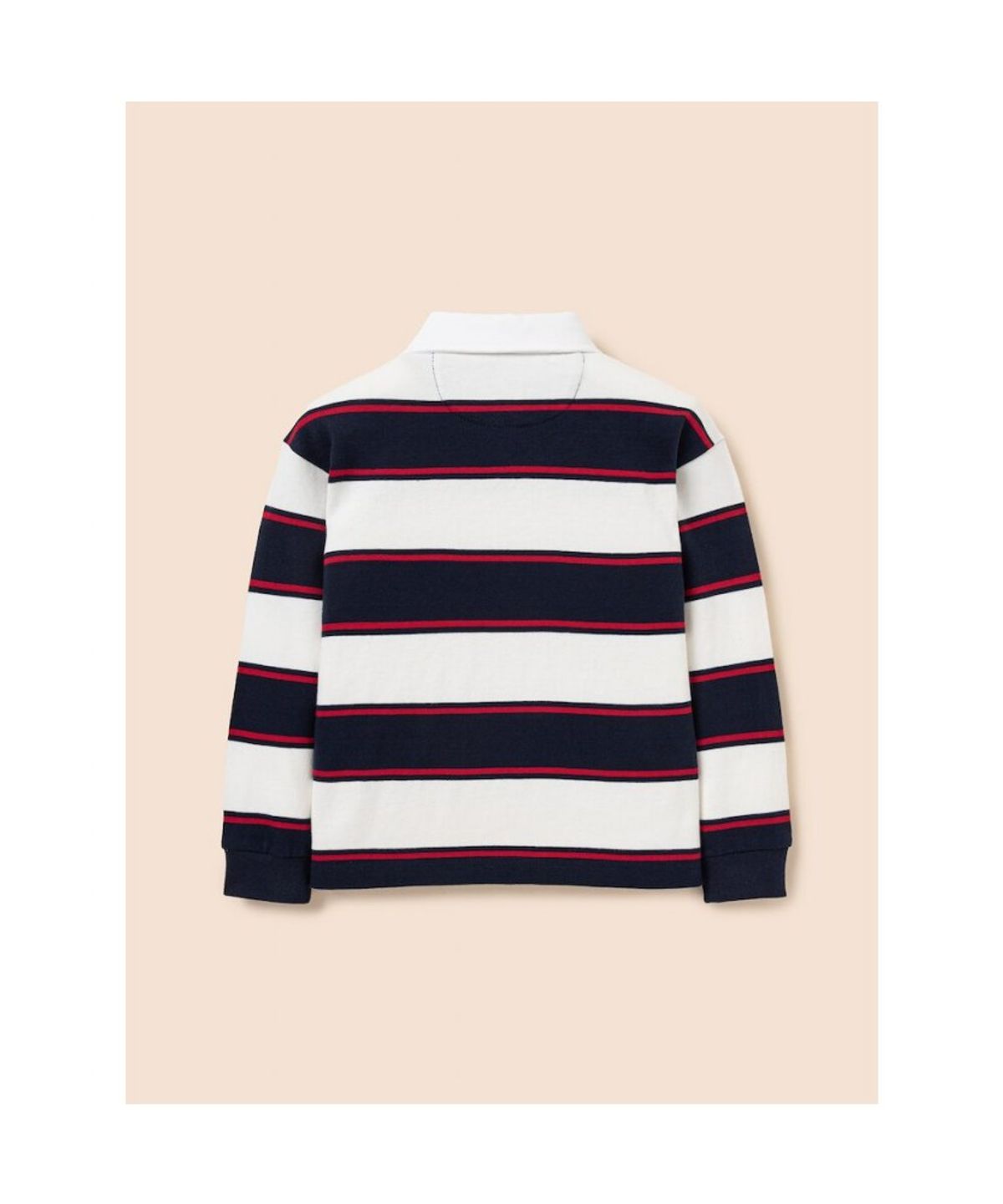 빈폴 키즈(BEANPOLE KIDS) 럭비 스트라이프 긴소매 티셔츠  네이비 (BI6141U02R)