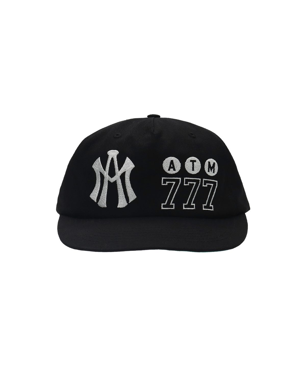 애프터매스(AFTERMATH) ATM 777 LOGO BALL CAP BLACK