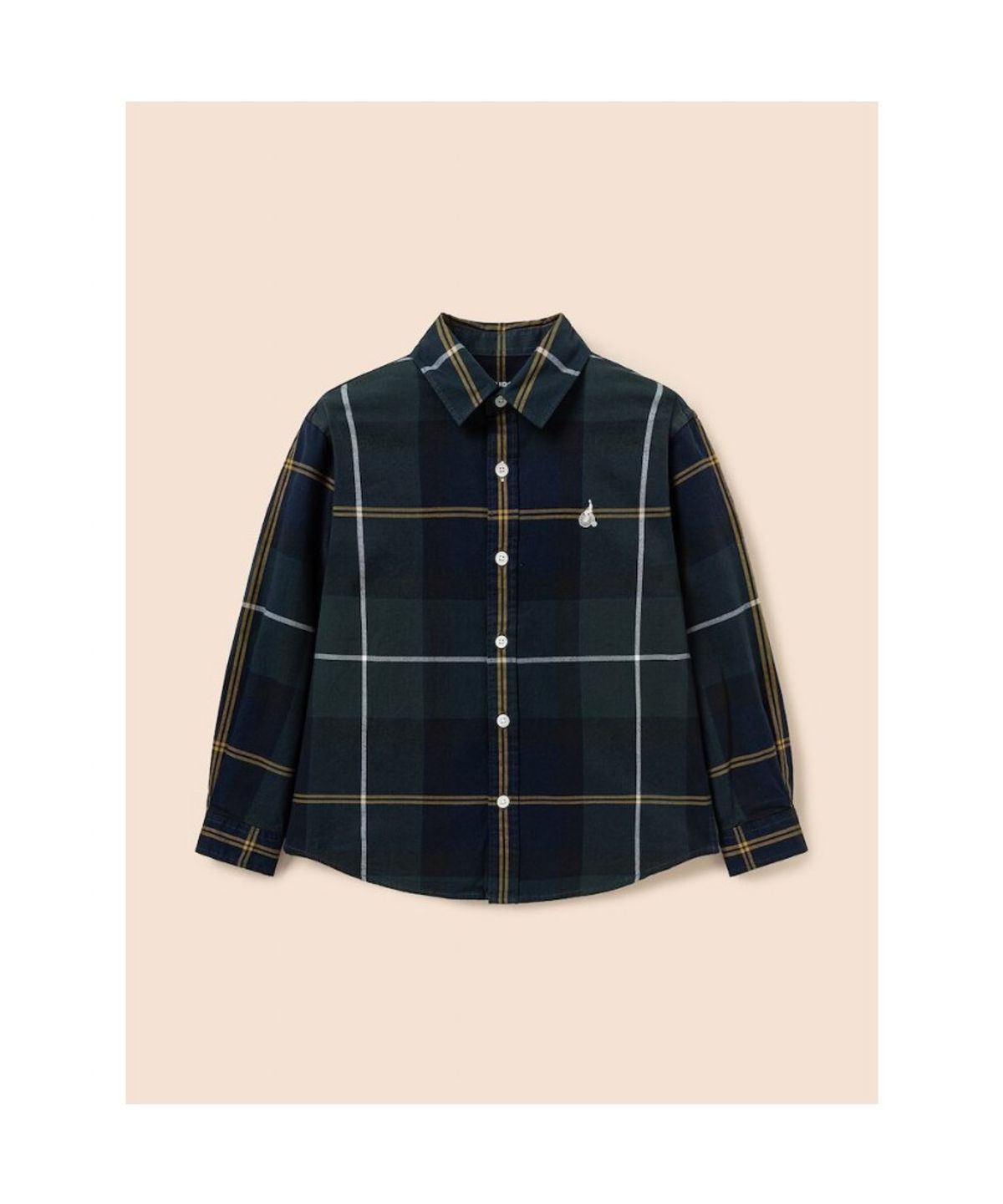 빈폴 키즈(BEANPOLE KIDS) [Essential] 헤릿체크 셔츠  그린 (BI6164UE3M) (BI6164UE3M)