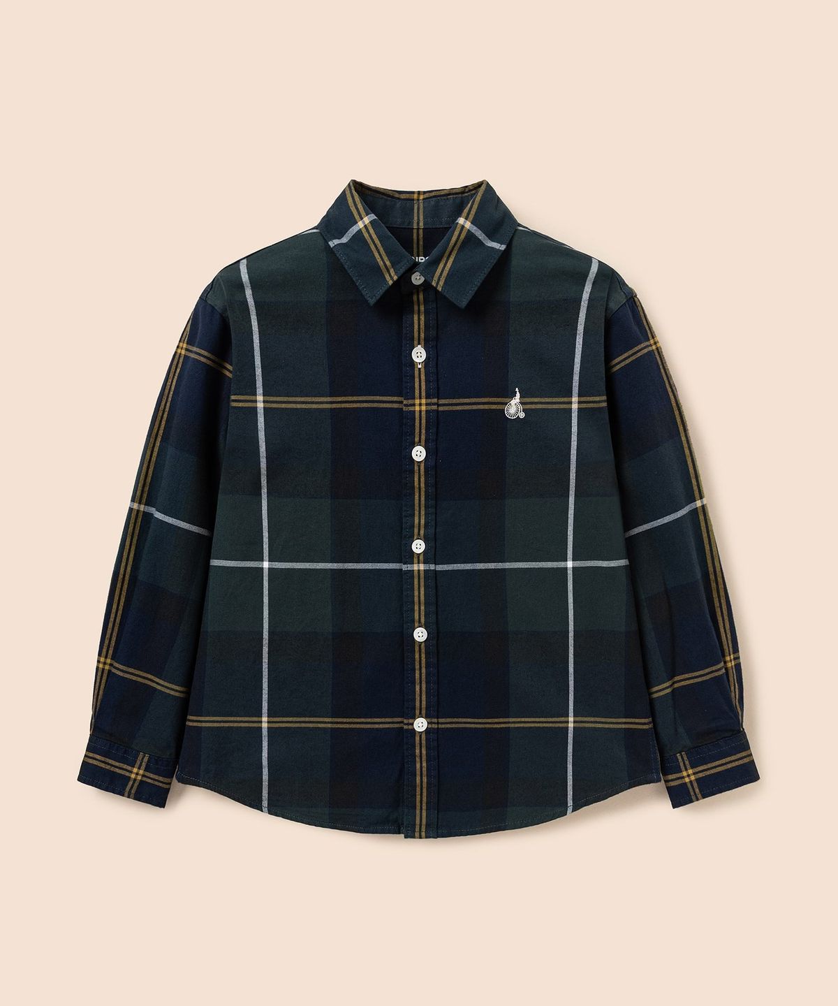 빈폴 키즈(BEANPOLE KIDS) [Essential] 헤릿체크 셔츠  그린 (BI6164UE3M) (BI6164UE3M)
